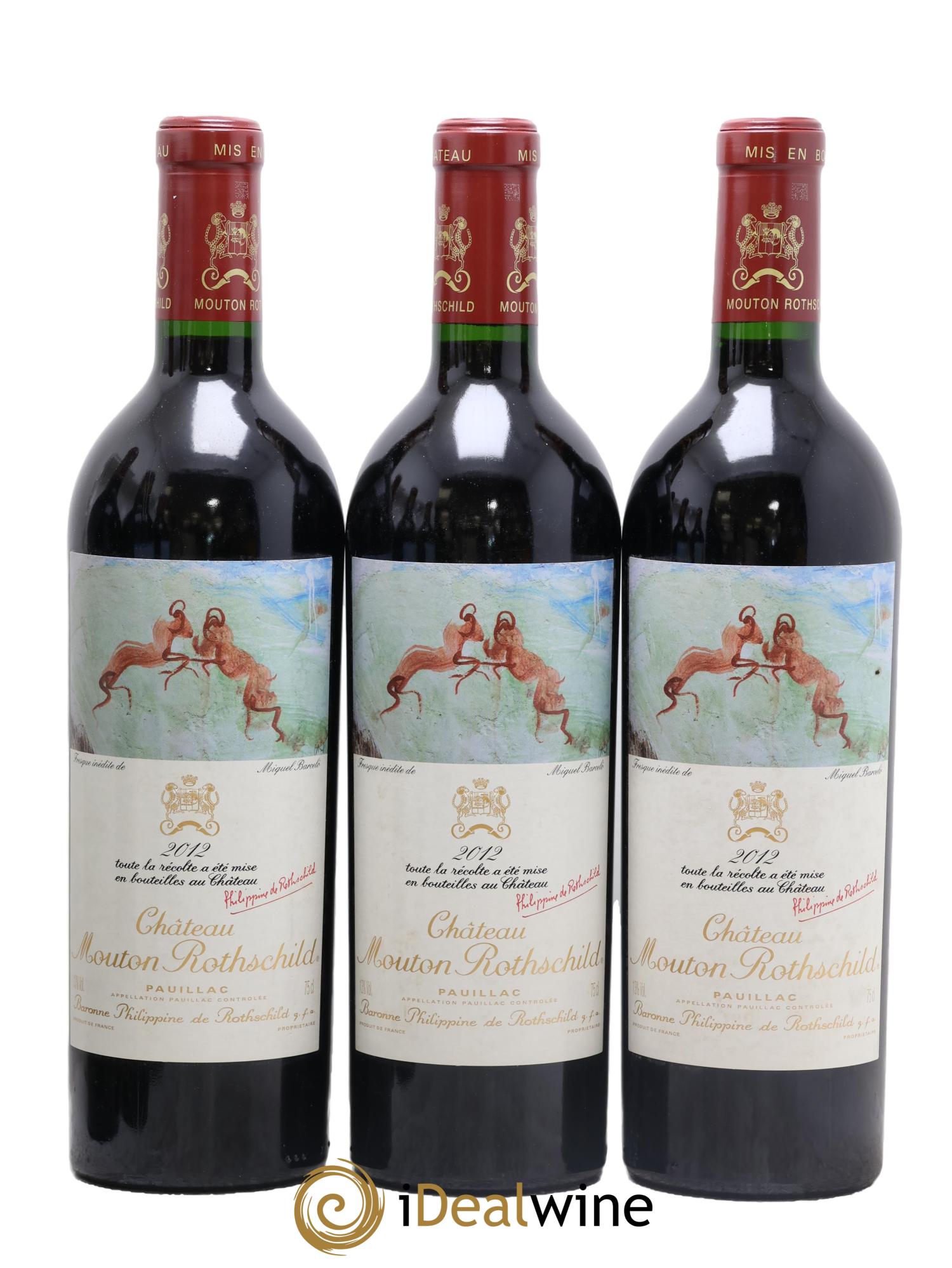 Château Mouton Rothschild 1er Grand Cru Classé 2012 - Posten von 6 Flaschen - 1