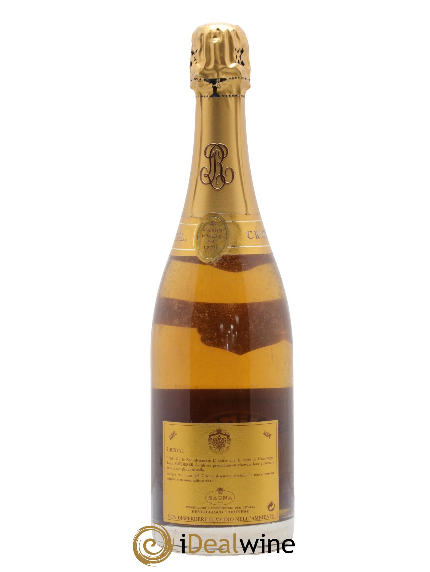 Cristal Louis Roederer 1995 - Posten von 1 Flasche - 2