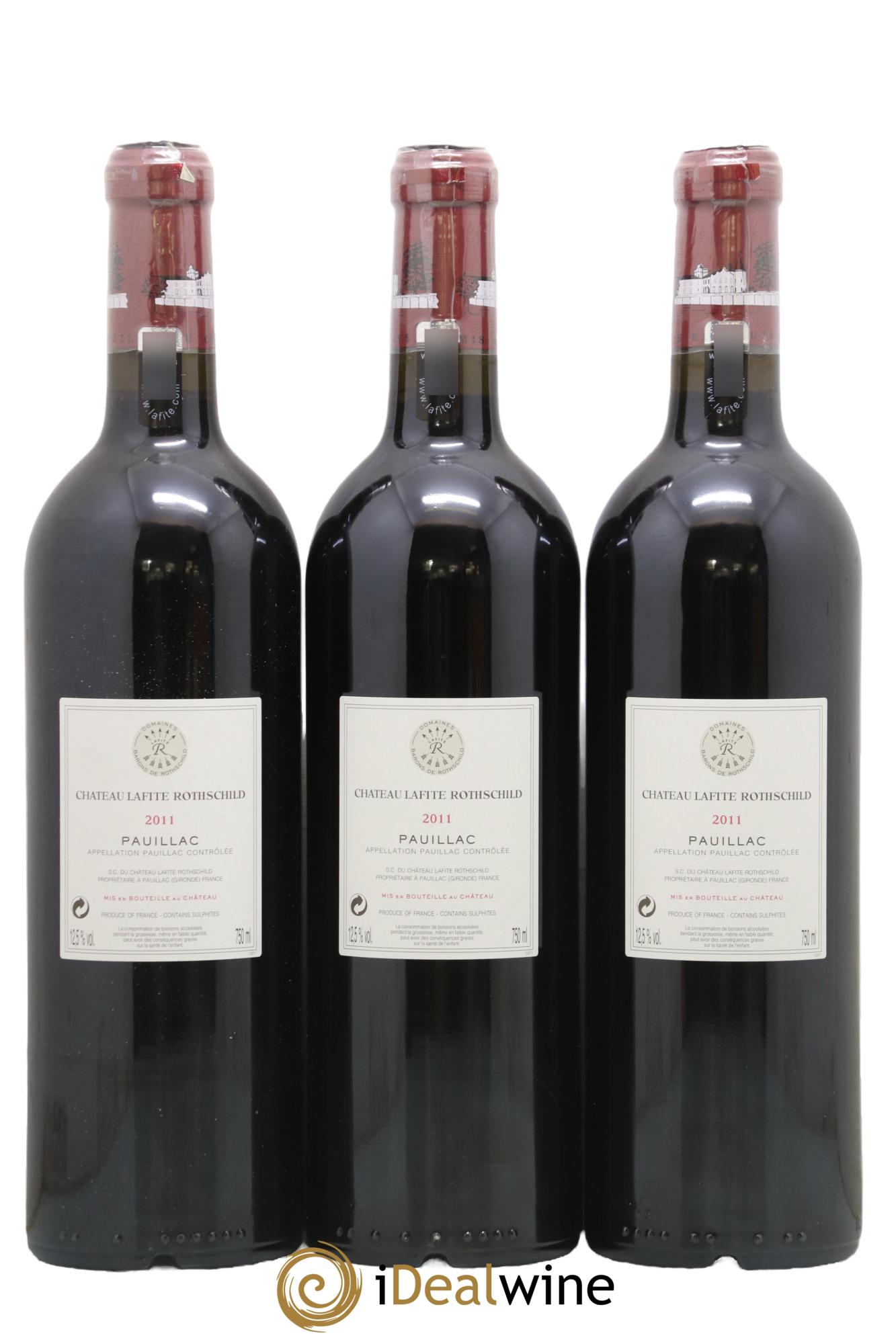 Château Lafite Rothschild 1er Grand Cru Classé 2011 - Lot de 6 bouteilles - 4