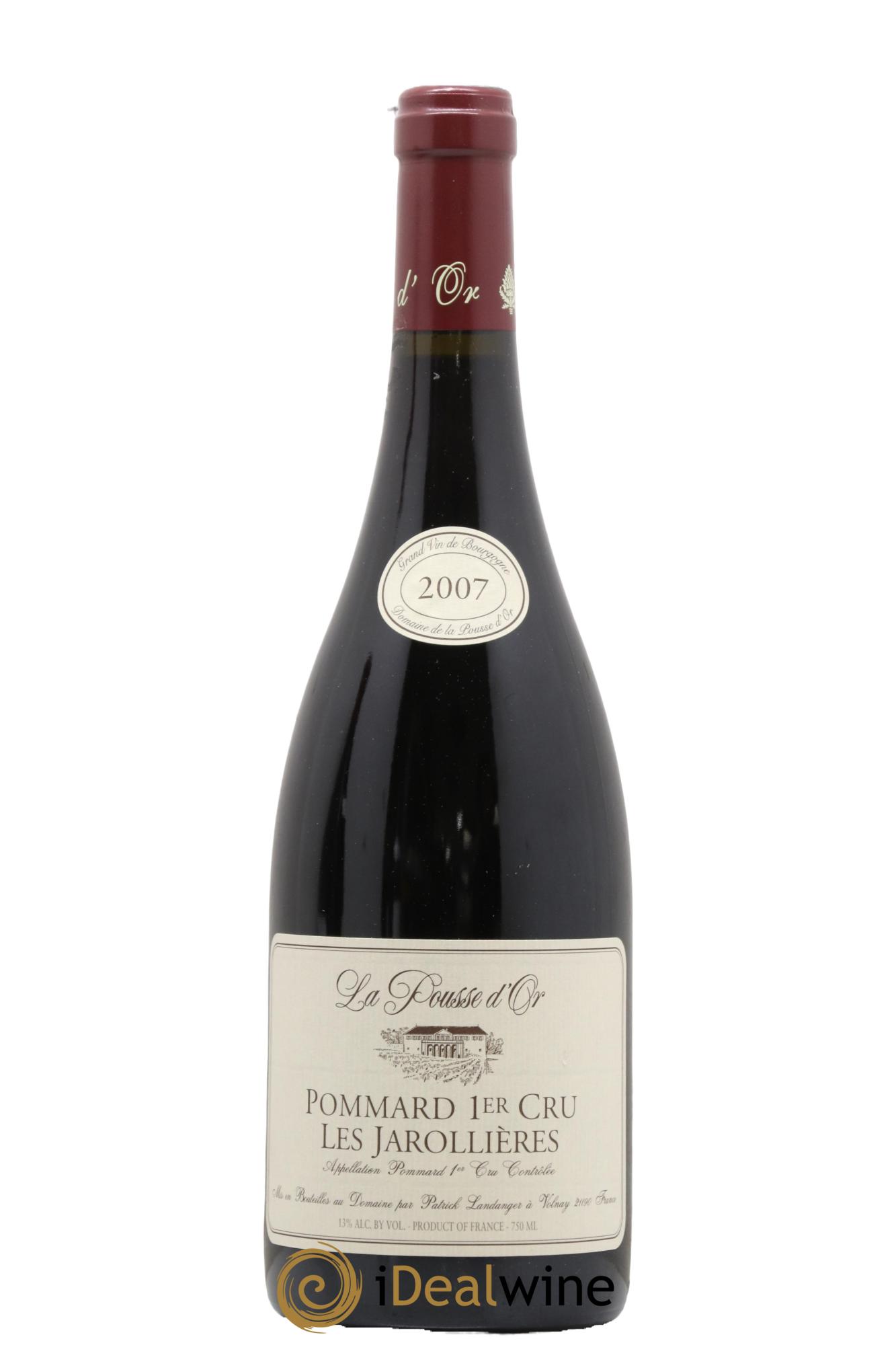 Pommard 1er Cru Les Jarollières La Pousse d'Or (Domaine de) 2007 - Lot de 1 bouteille - 0