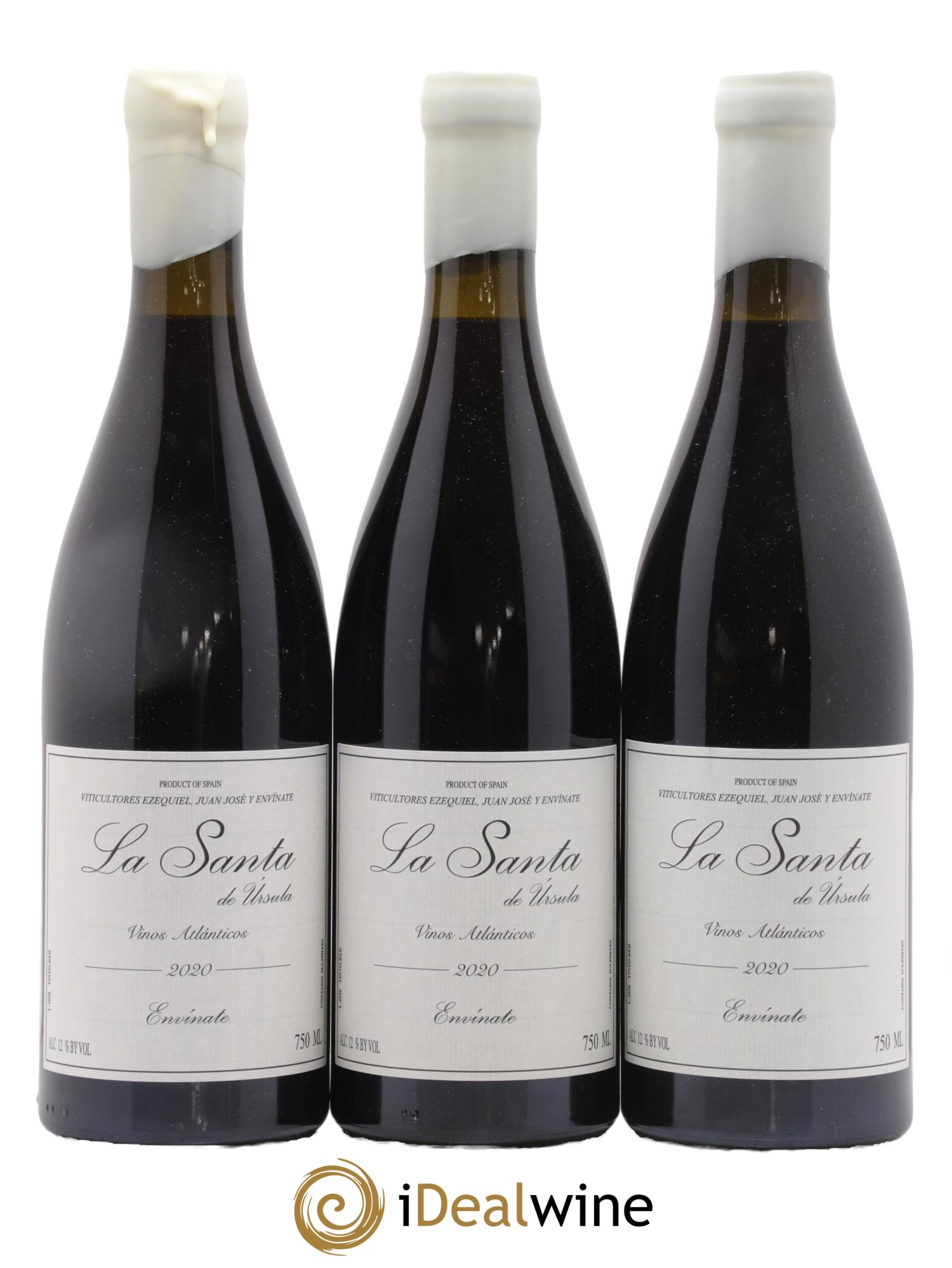 Espagne Tenerife La Santa Du Ursula Envinate 2020 - Lot de 3 bouteilles - 0