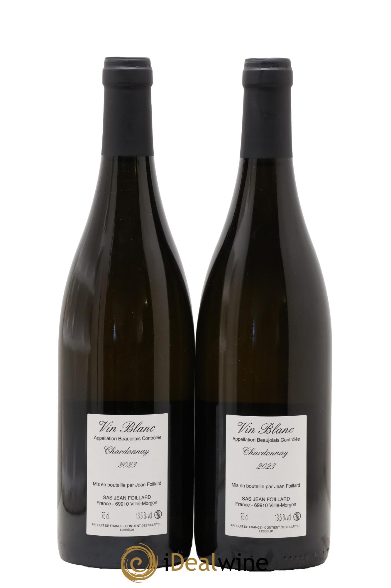 Beaujolais blanc Jean Foillard 2023 - Lot of 2 bottles - 1