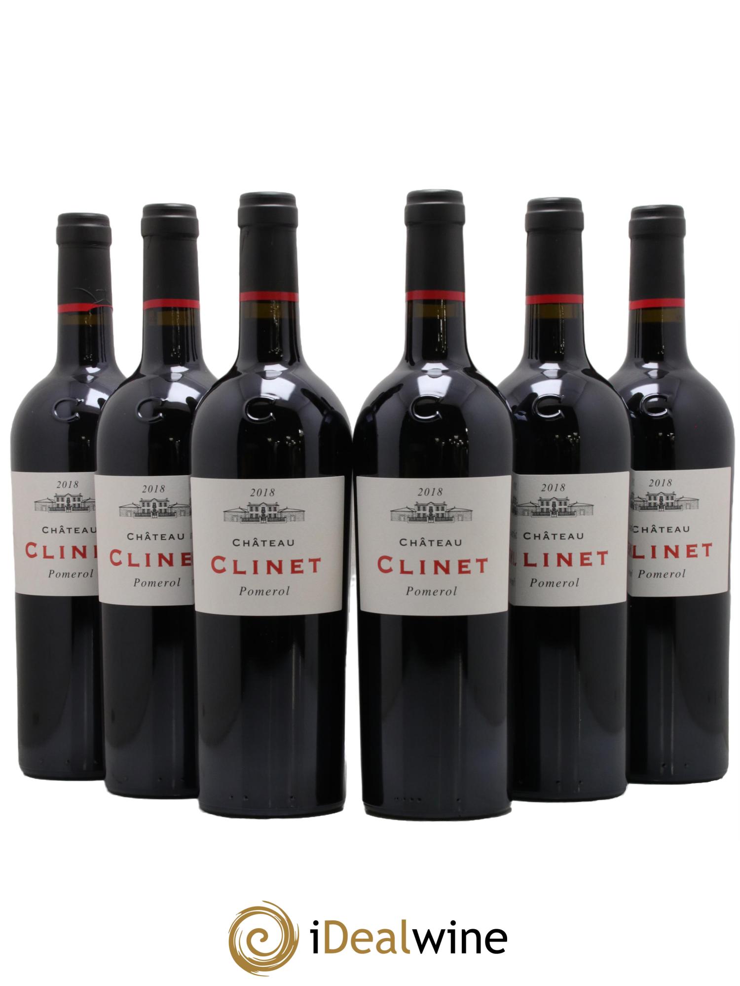 Château Clinet 2018 - Lotto di 6 bottiglie - 0