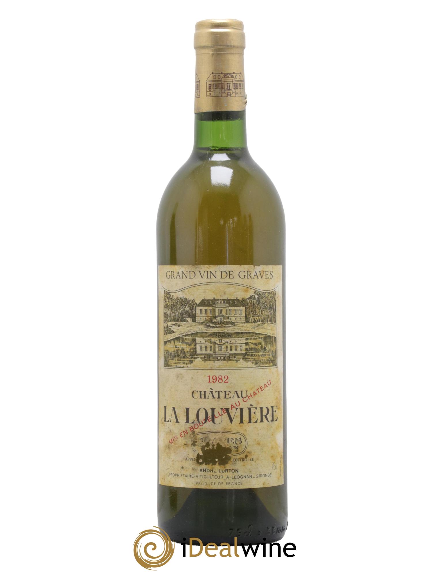 Château la Louvière 1982 - Lot de 1 bouteille - 0