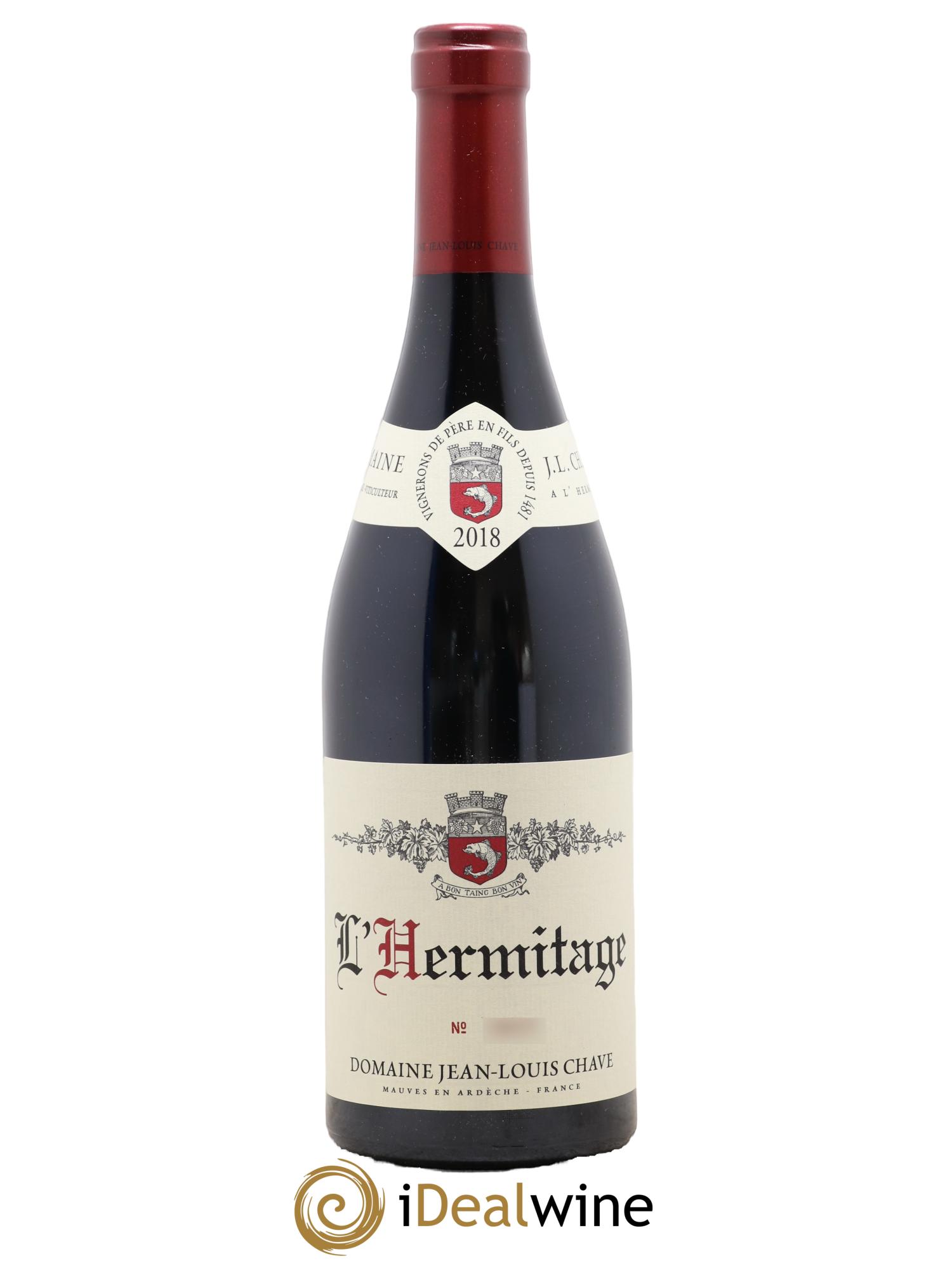 Hermitage Jean-Louis Chave 2018 - Lot of 1 bottle - 0