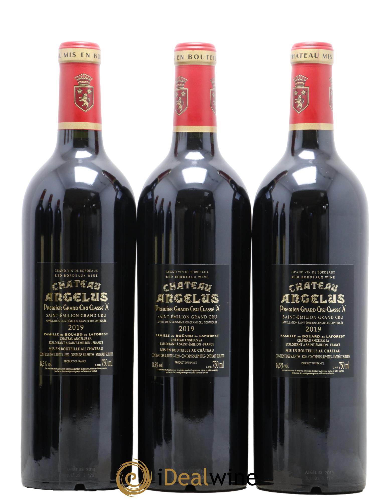 Château Angélus 1er Grand Cru Classé A 2019 - Lot of 6 bottles - 2