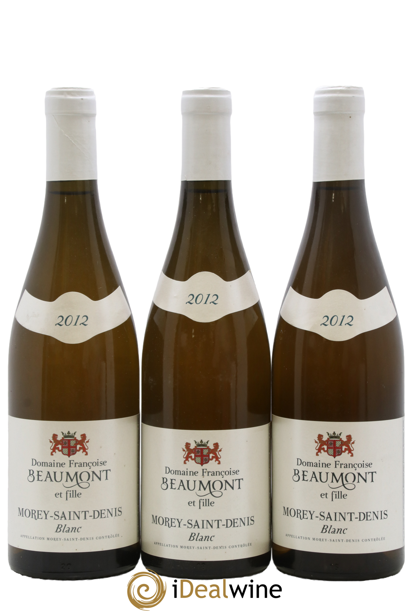 Morey-Saint-Denis Domaine Françoise Beaumont et fille 2012 - Lot de 3 bouteilles - 0