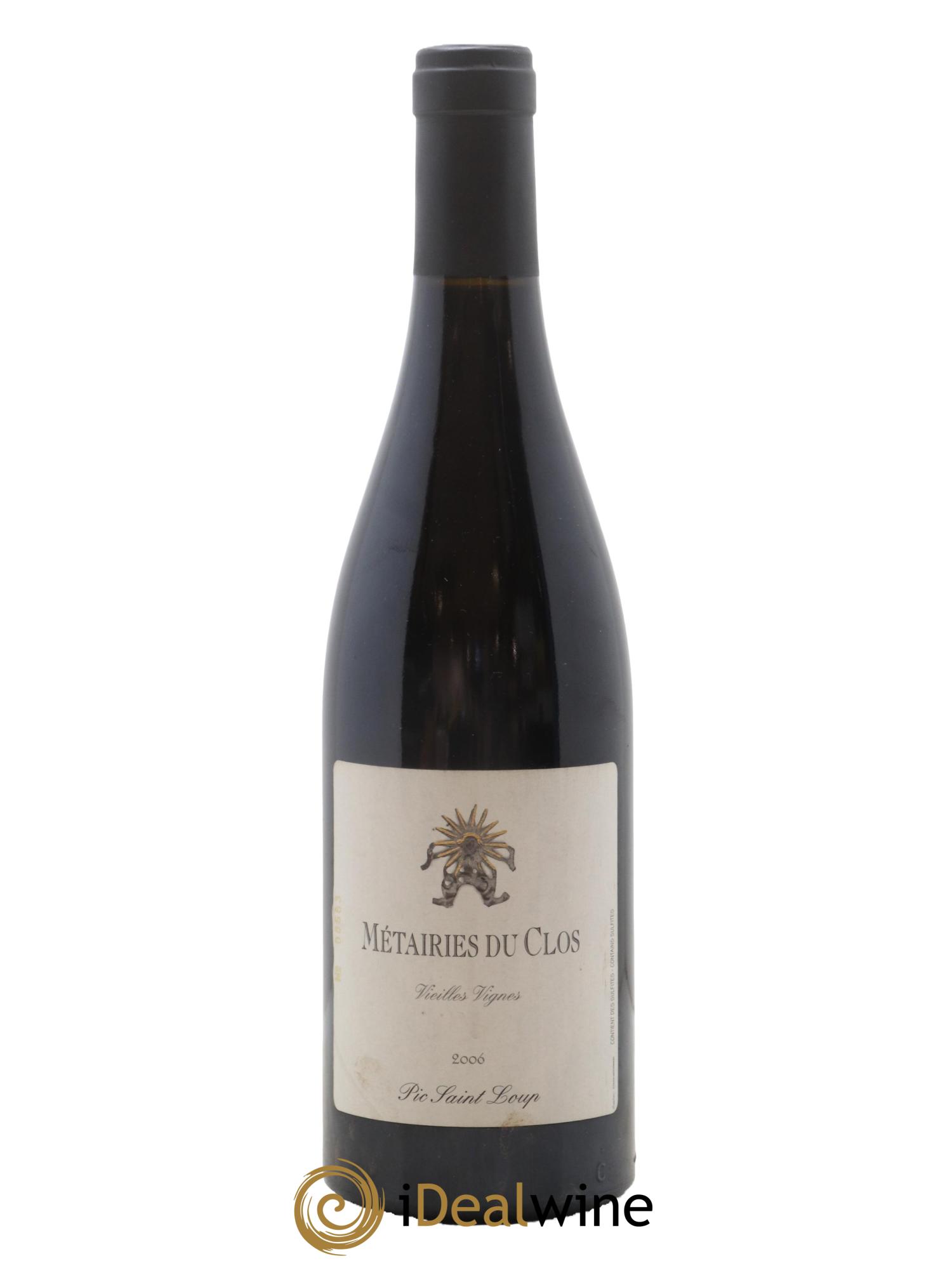 Acheter Pic SaintLoup Clos Marie Les Métairies du Clos Vieilles Vignes