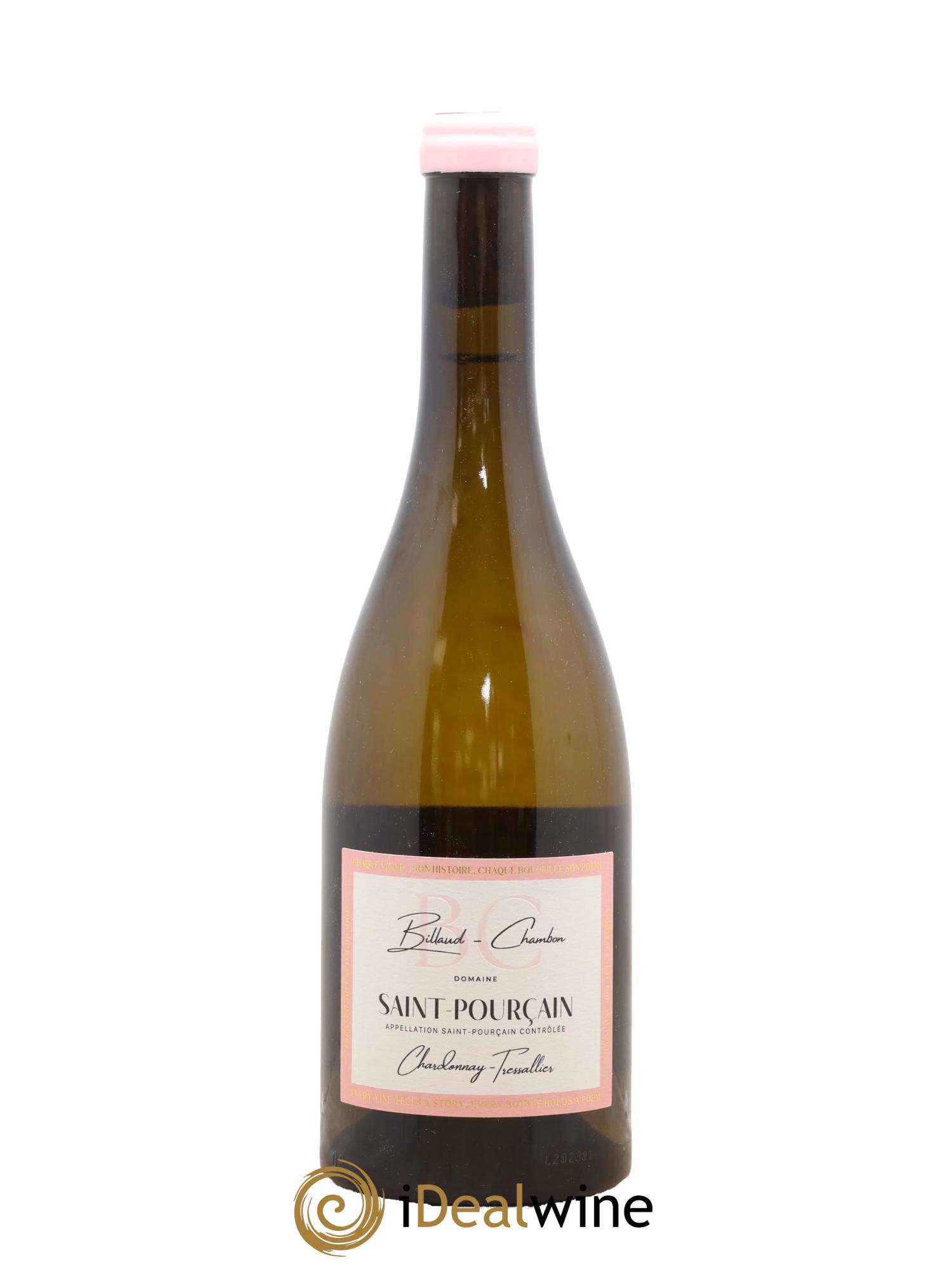 Saint-Pourçain Chardonnay Tressalier Billaud Chambon 2023 - Lot of 1 bottle - 0
