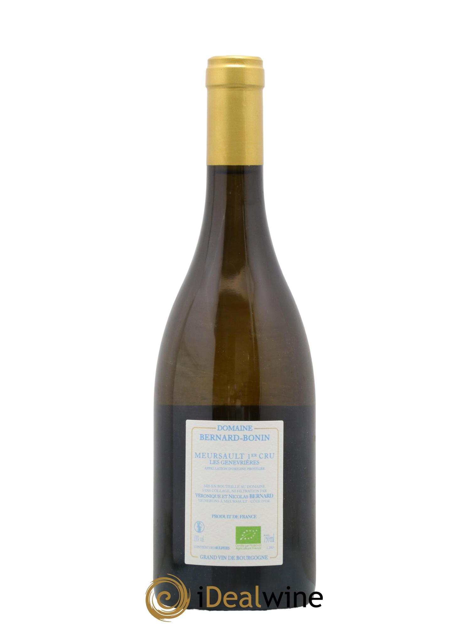 Meursault 1er Cru Les Genevrières Bernard Bonin 2020 - Lot de 1 bouteille - 1