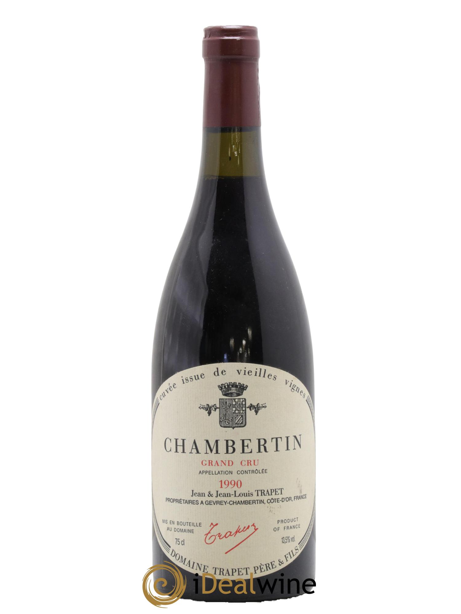 Chambertin Grand Cru Vieilles Vignes Domaine Trapet 1990 - Posten von 1 Flasche - 0