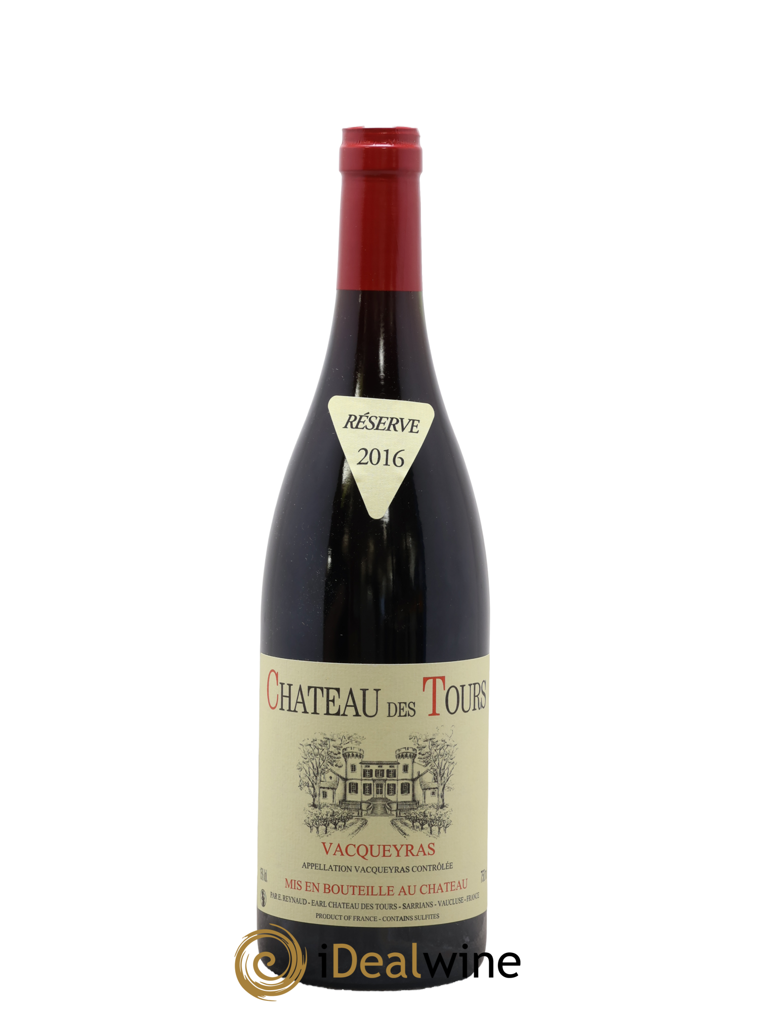 Vacqueyras Château des Tours Emmanuel Reynaud 2016 - Lot de 1 bouteille - 0