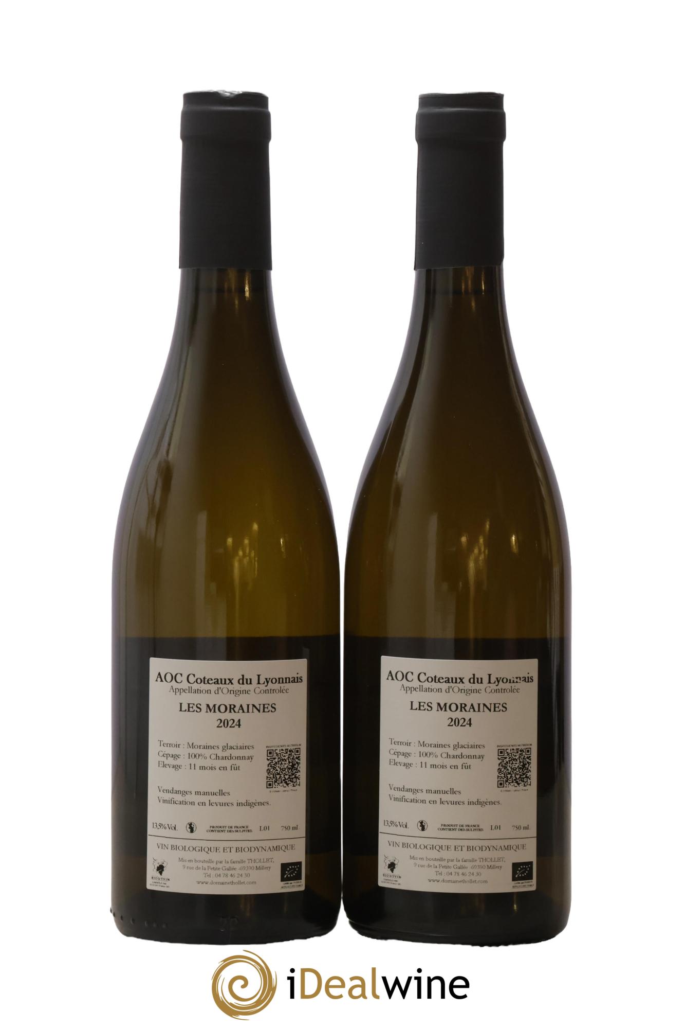 Rhône Coteaux du Lyonnais Moraines Domaine de la Petite Gallée 2024 - Posten von 2 Flaschen - 1