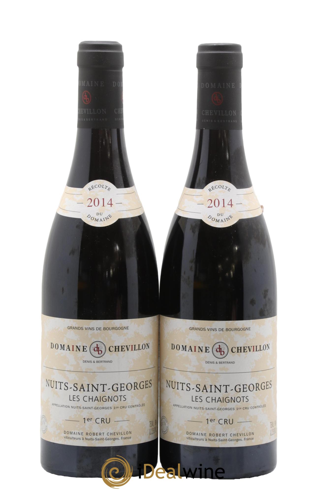 Nuits-Saint-Georges 1er Cru Les Chaignots Robert Chevillon 2014 - Lot de 2 bouteilles - 0