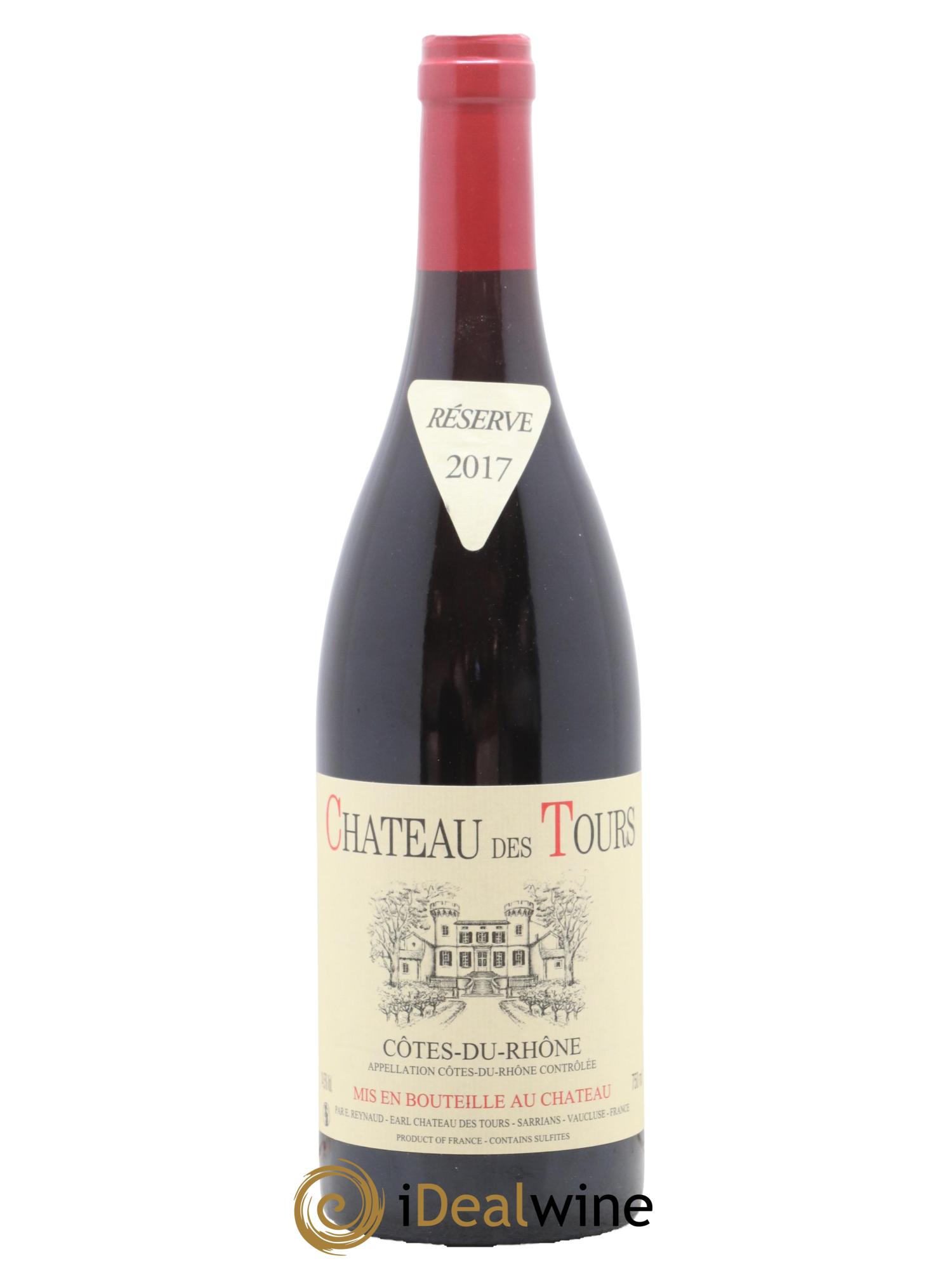 Côtes-du-Rhône Château des Tours Emmanuel Reynaud 2017 - Lot de 1 bouteille - 0