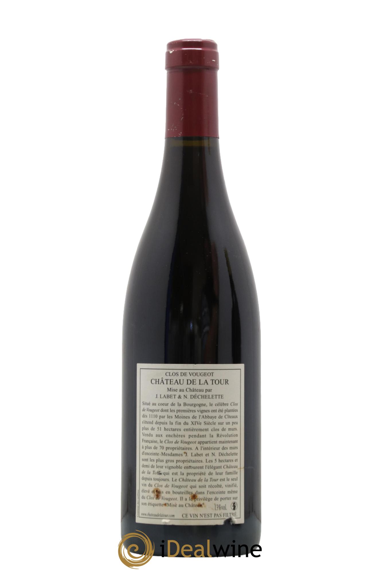 Clos de Vougeot Grand Cru Vieilles Vignes Château de La Tour 2007 - Lotto di 1 bottiglia - 1