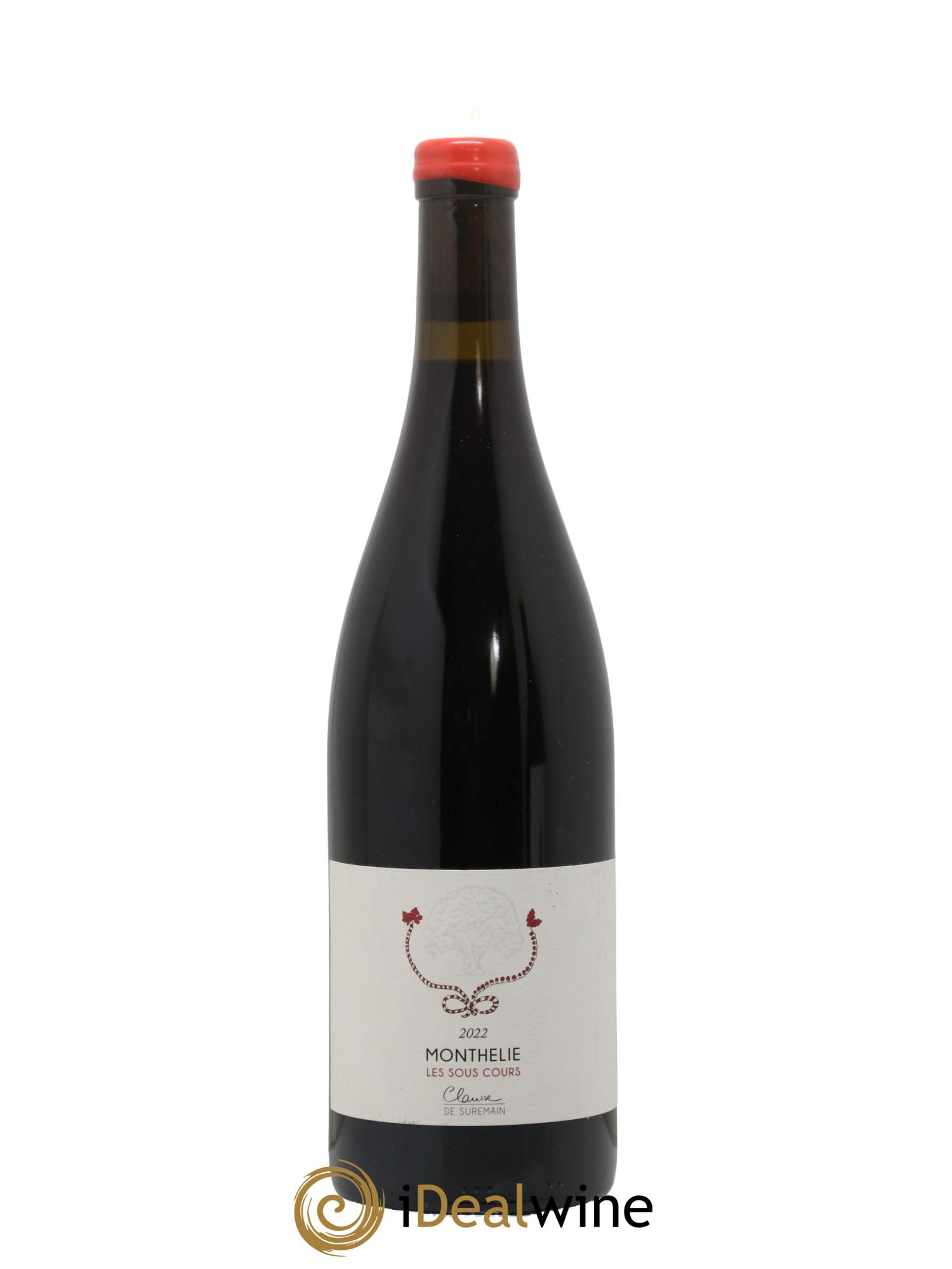 Monthélie Les Sous Cours Clarisse de Suremain 2022 - Lot de 1 bouteille - 0