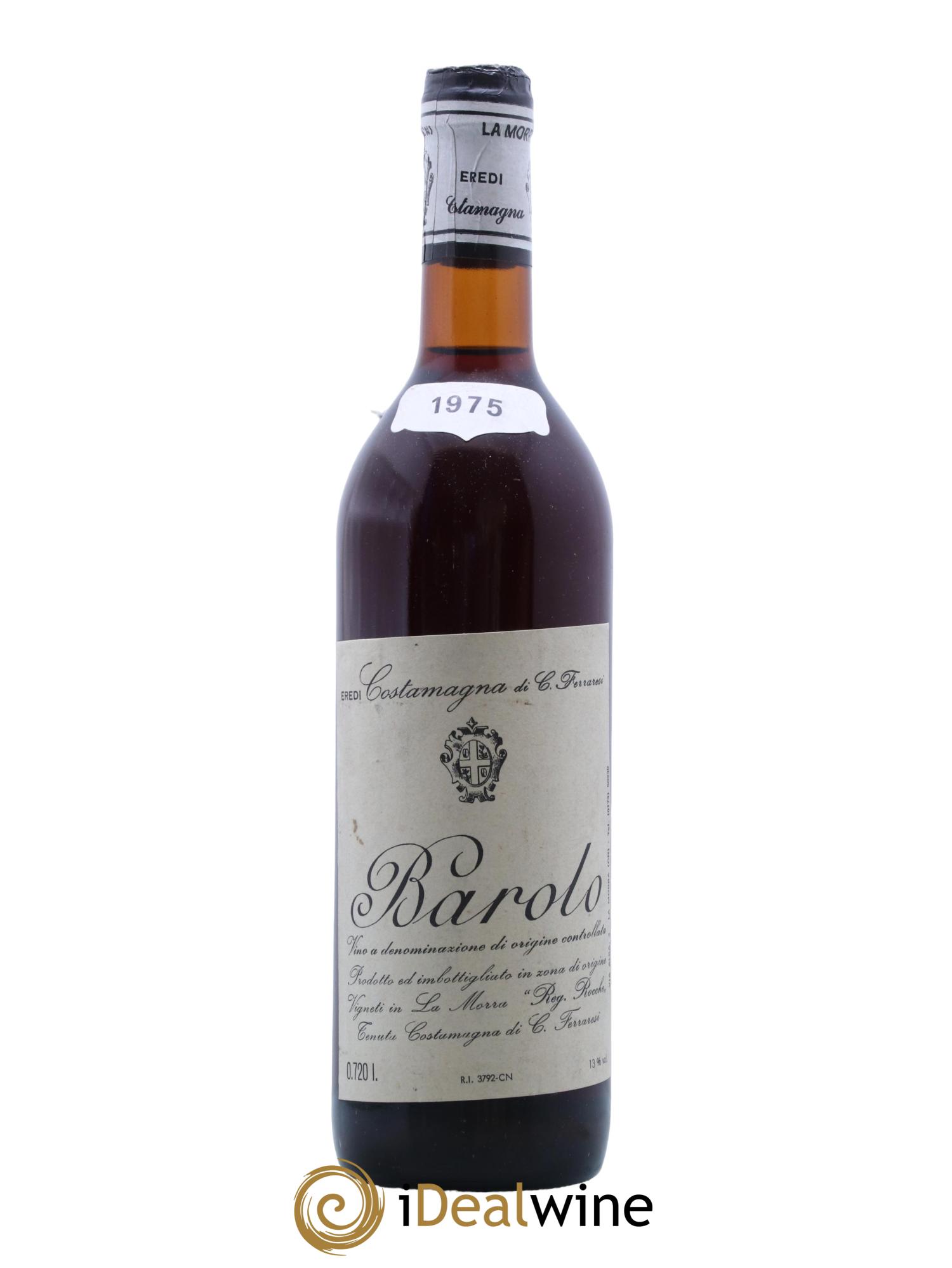 Barolo Costamagna La Morra 1975 - Lot de 1 bouteille - 0
