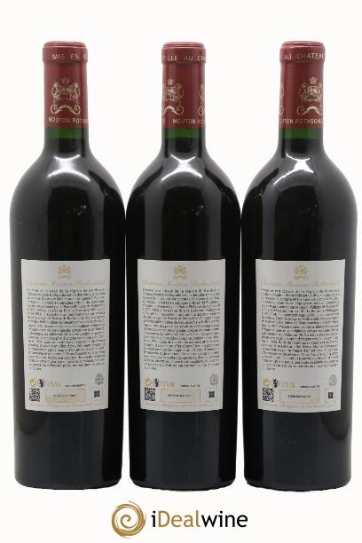 Château Mouton Rothschild 1er Grand Cru Classé 2013 - Lot of 3 bottles - 1