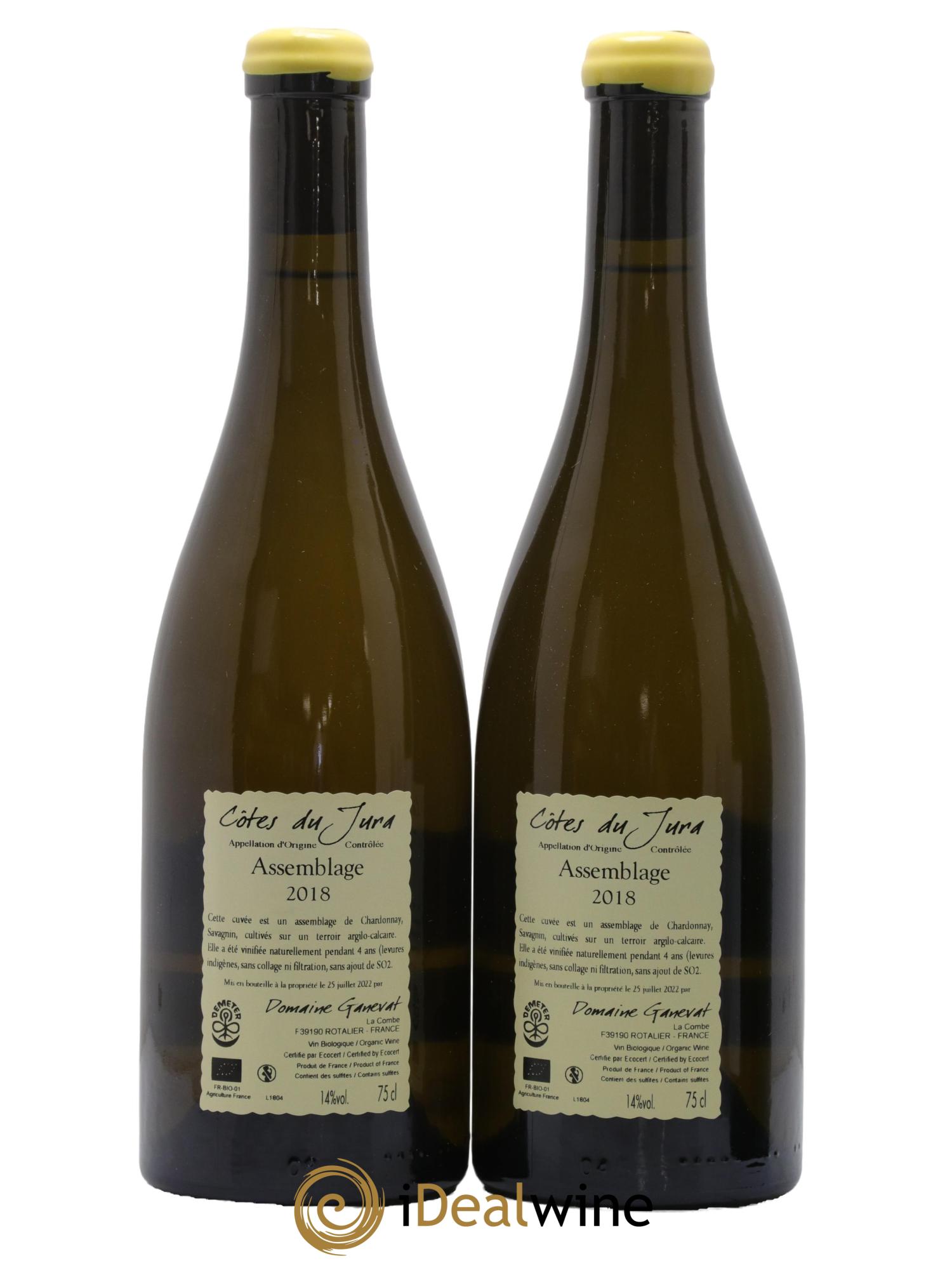 Côtes du Jura Cuvée Orégane Jean-François Ganevat (Domaine) 2018 - Lot de 2 bouteilles - 1