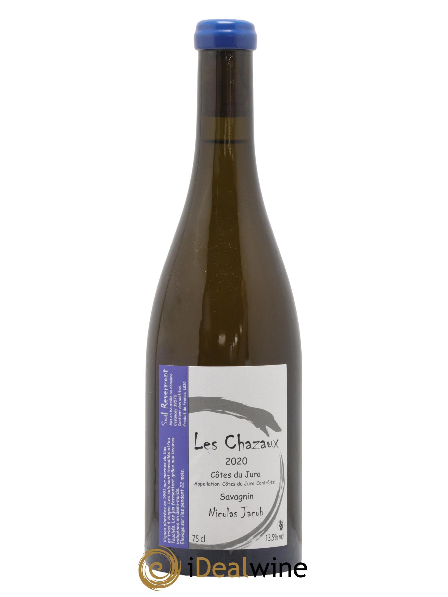 Côtes du Jura Savagnin Les Chazaux Nicolas Jacob 2020 - Lot de 1 bouteille - 0