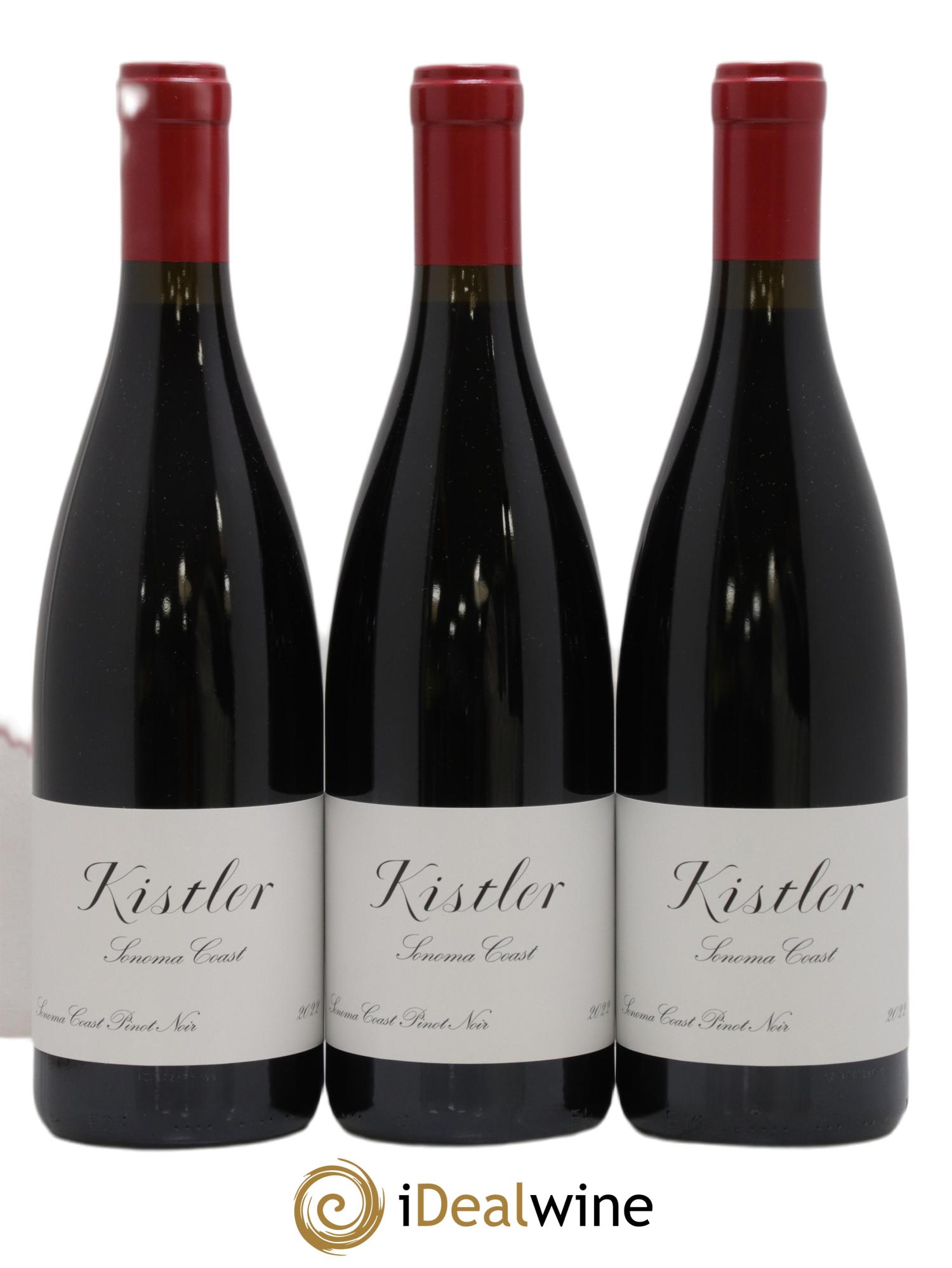 Sonoma Coast Pinot Noir Kistler  2022 - Lotto di 3 bottiglie - 0