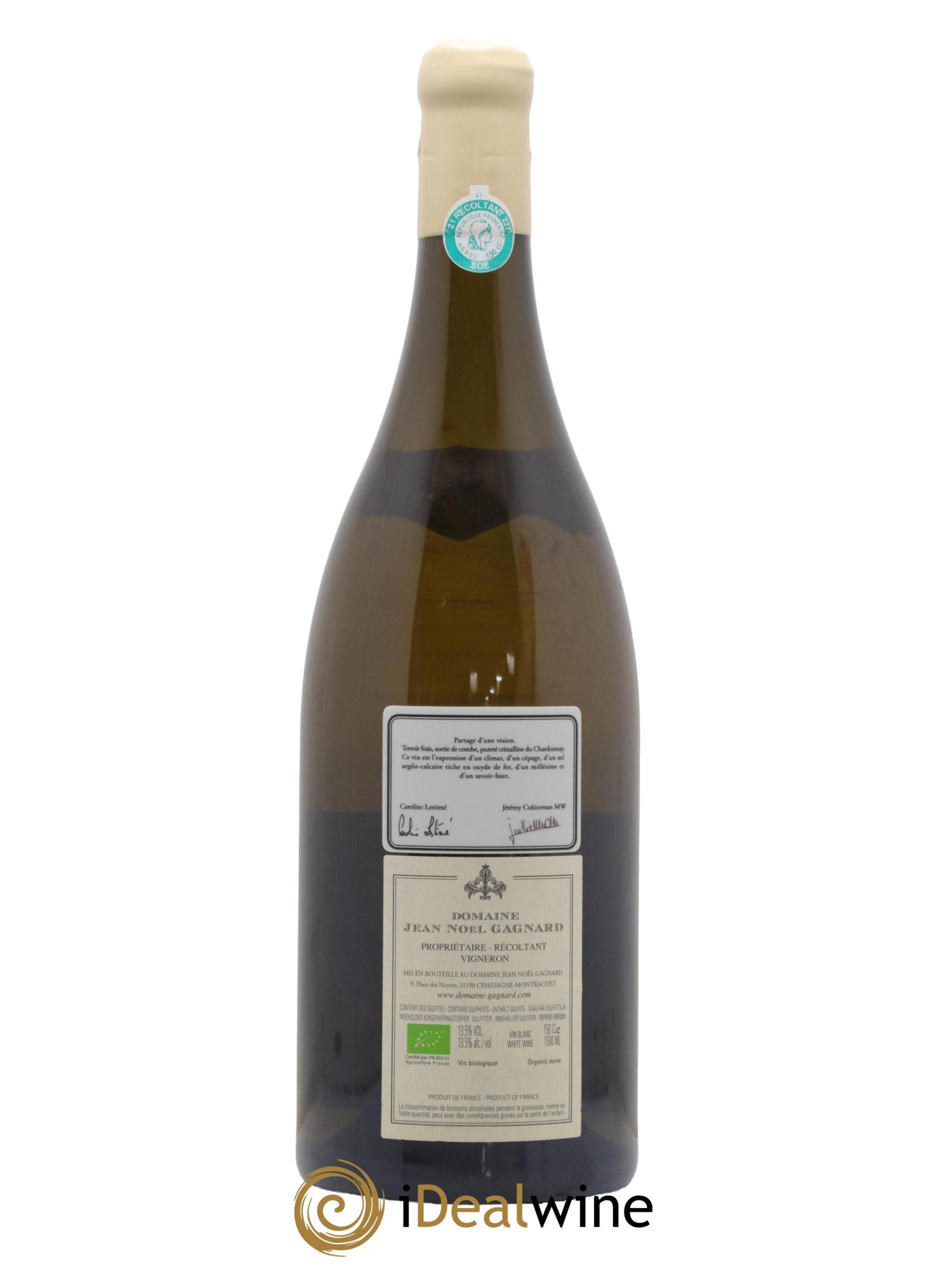 Chassagne-Montrachet 1er Cru Chenevottes Cuvee Speciale Partage Domaine Jean Noel Gagnard 2016 - Lot de 1 magnum - 1