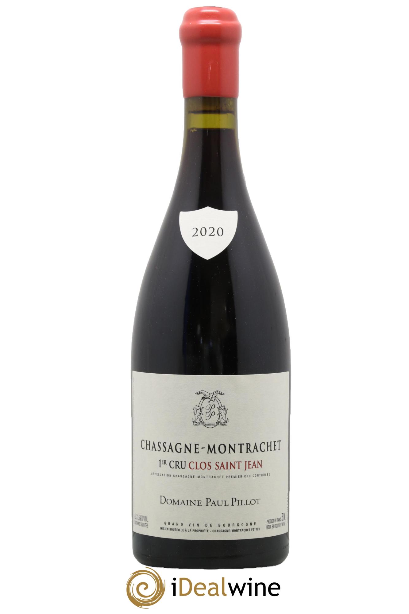 Chassagne-Montrachet 1er Cru Clos Saint-Jean Paul Pillot (Domaine) 2020 - Lot de 1 bouteille - 0