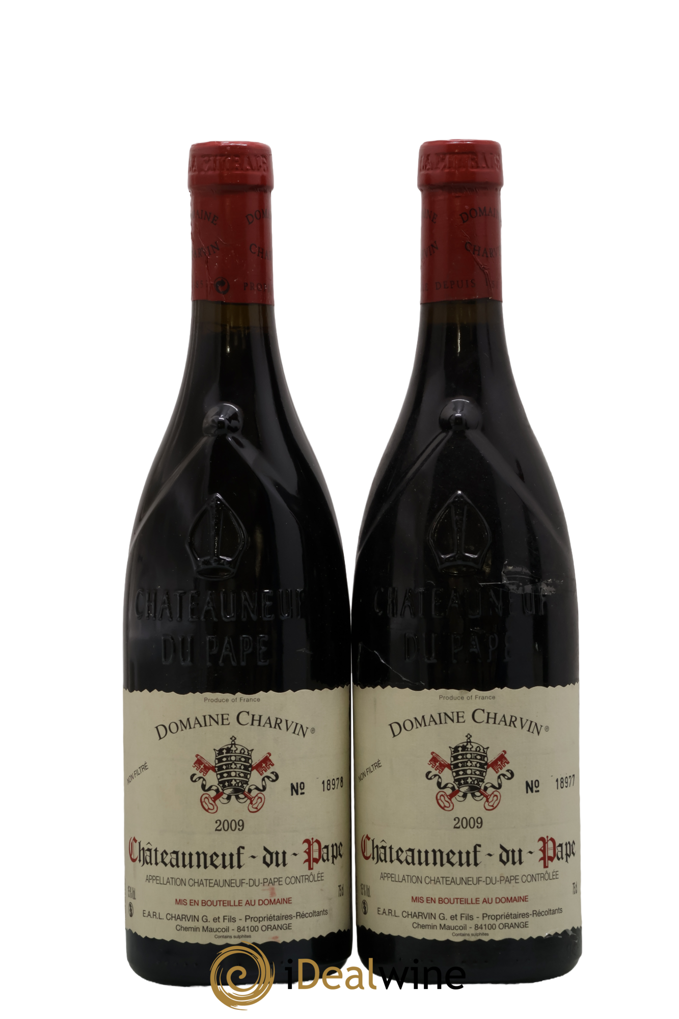 Châteauneuf-du-Pape Charvin (Domaine) 2009 - Lot de 2 bouteilles - 0