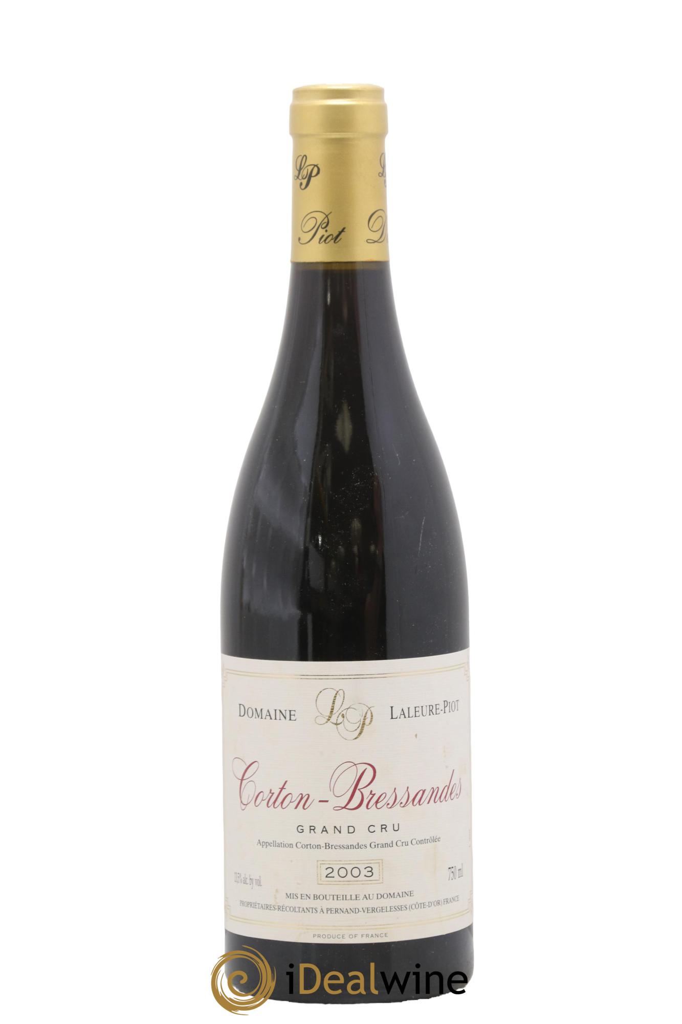 Corton Grand Cru Bressandes Laleure-Piot 2003 - Posten von 1 Flasche - 0