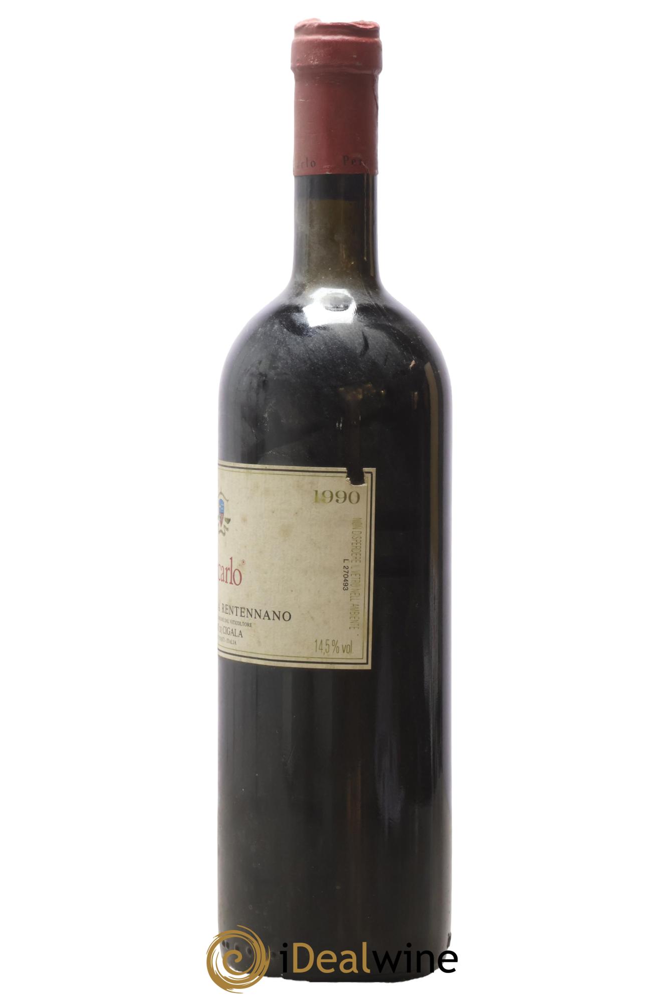 Toscana IGT San Giusto a Rentennano Percarlo Famille Martini di Cigala 1990 - Lot de 1 bouteille - 1
