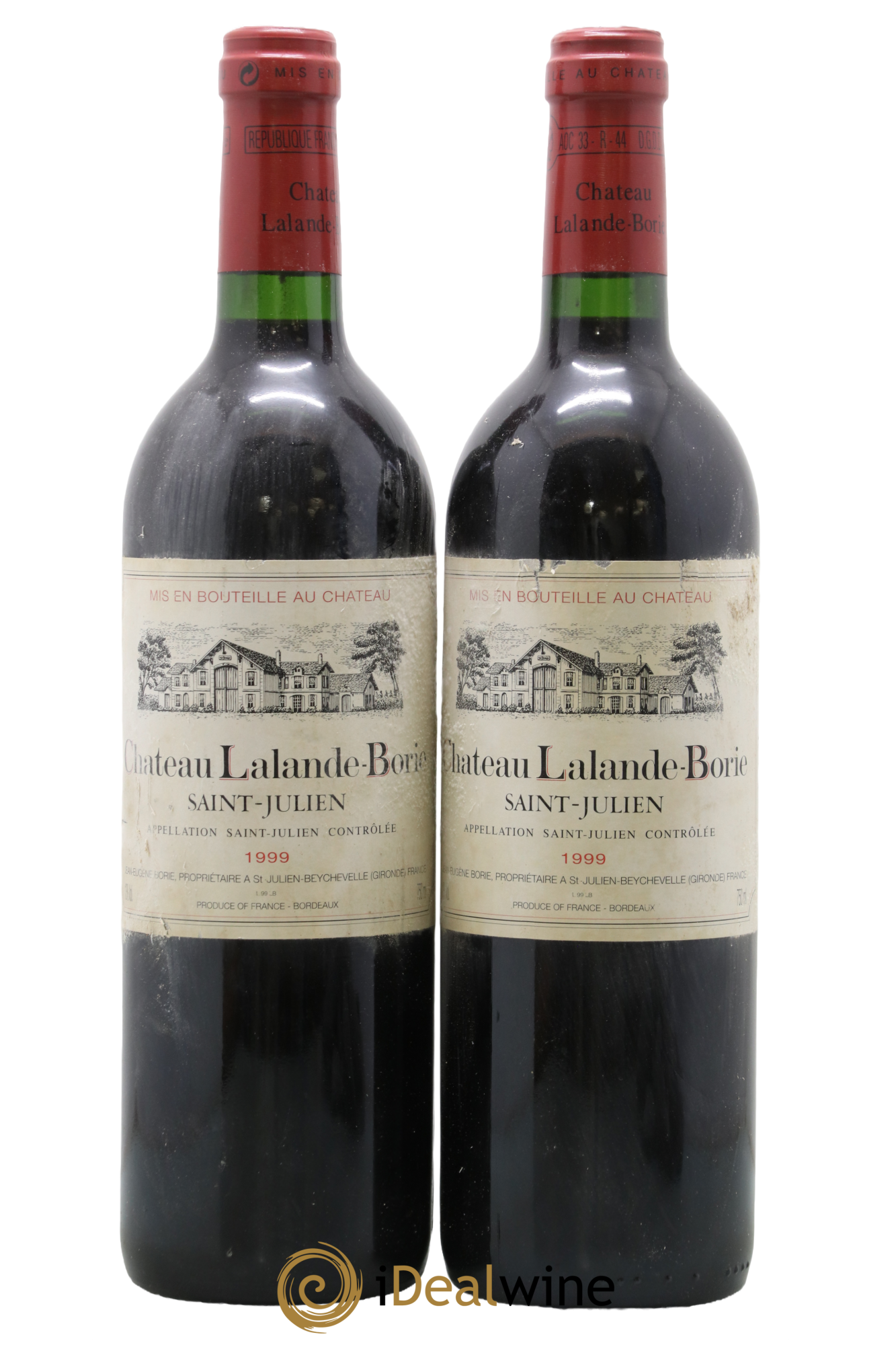 Château Lalande Borie 1999 - Lot de 2 bouteilles - 0