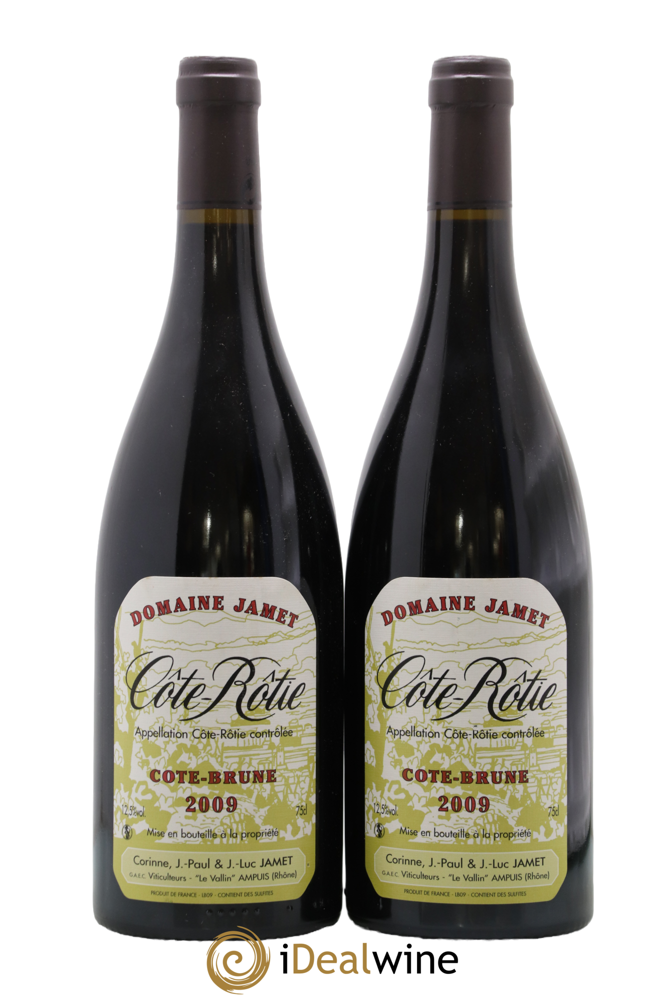 Côte-Rôtie Côte Brune Jamet (Domaine) 2009 - Lot de 2 bouteilles - 0
