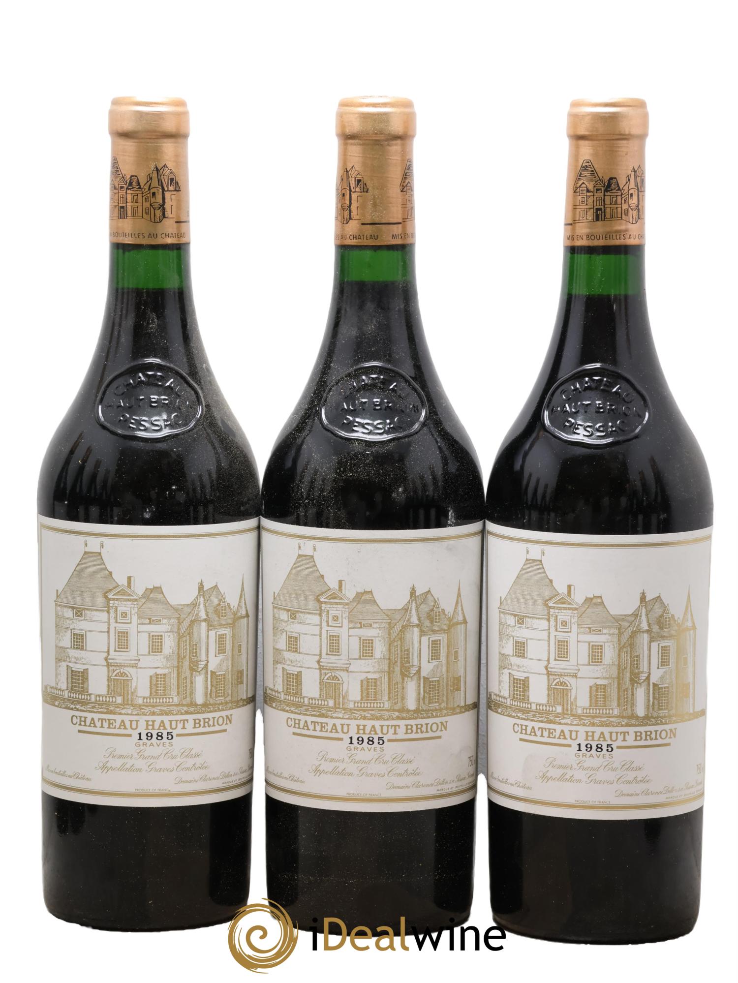 Château Haut Brion 1er Grand Cru Classé 1985 - Lot of 12 bottles - 1