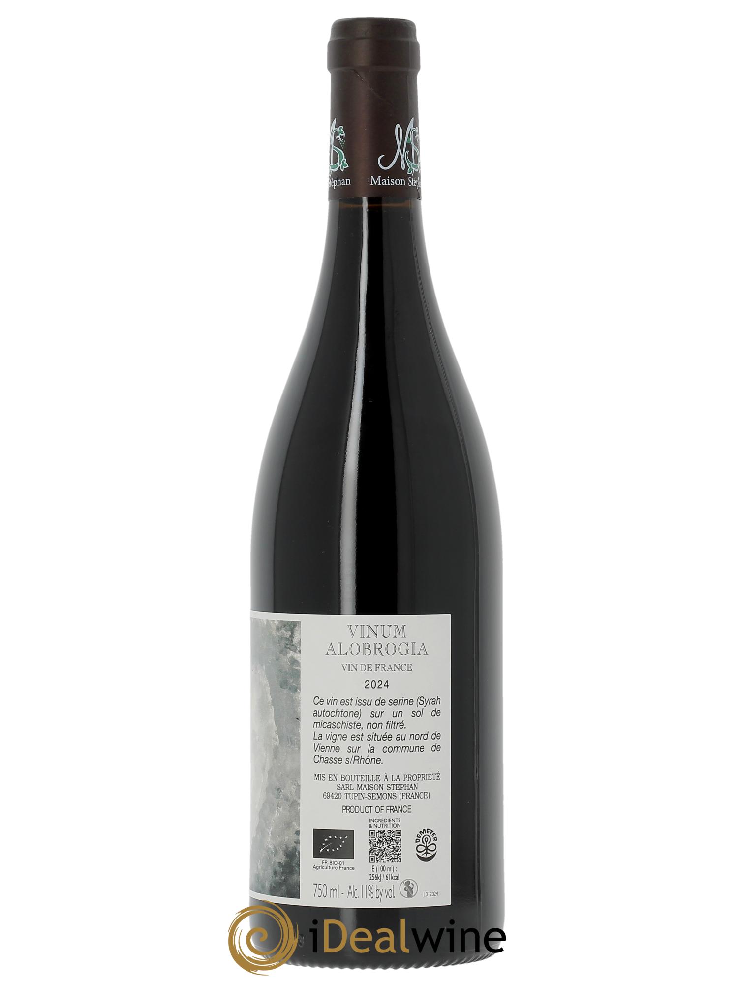 Vin de France Vinum Alobrogia Jean-Michel Stephan  2024 - Lot de 1 bouteille - 1