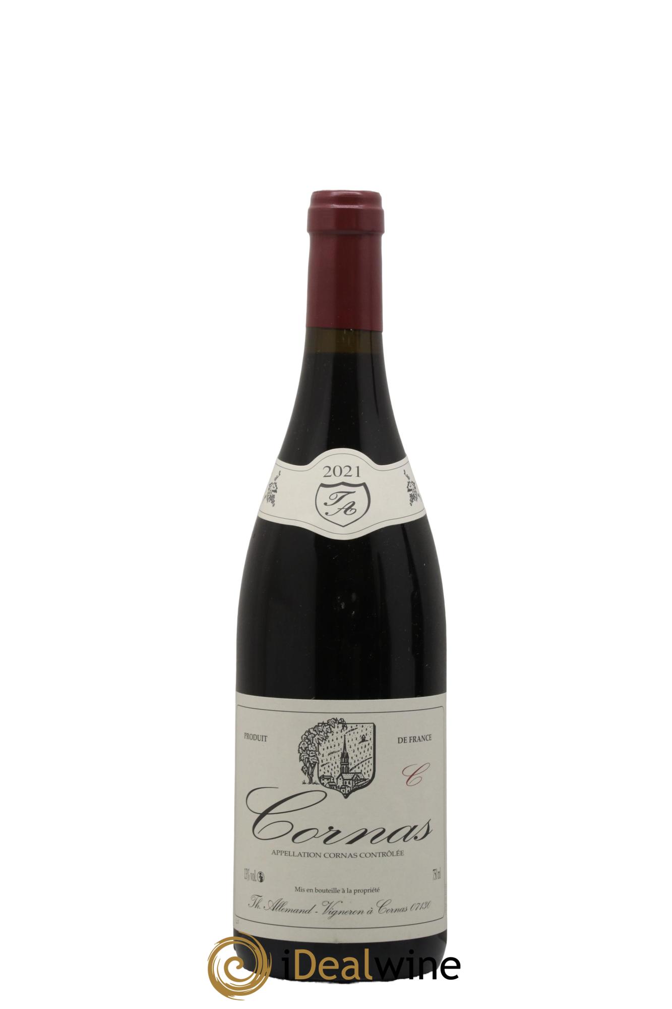 Cornas Chaillot Thierry Allemand 2021 - Lot of 1 bottle - 0