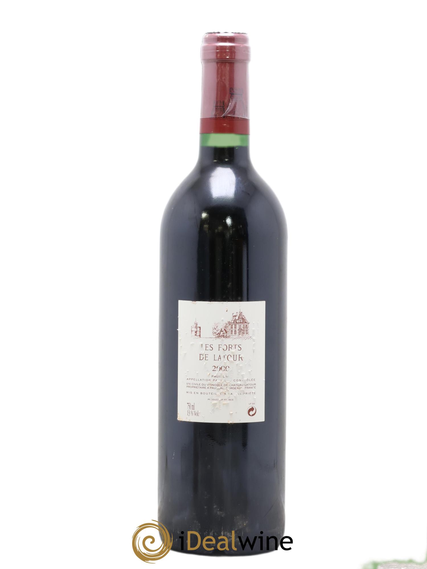 Les Forts de Latour Second Vin 2000 - Lot de 1 bouteille - 1