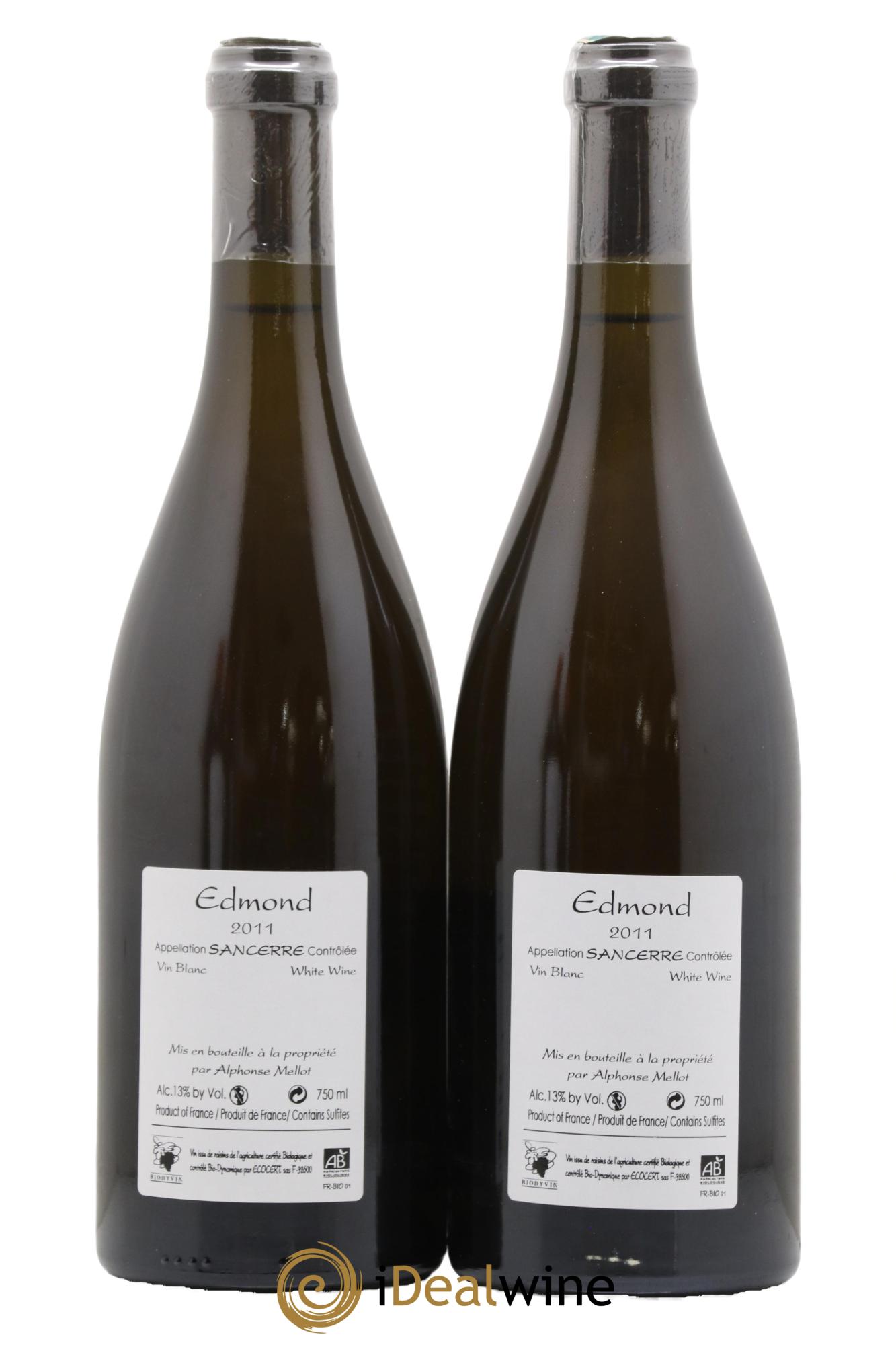 Sancerre Cuvée Edmond Alphonse Mellot 2011 - Lot de 2 bouteilles - 1