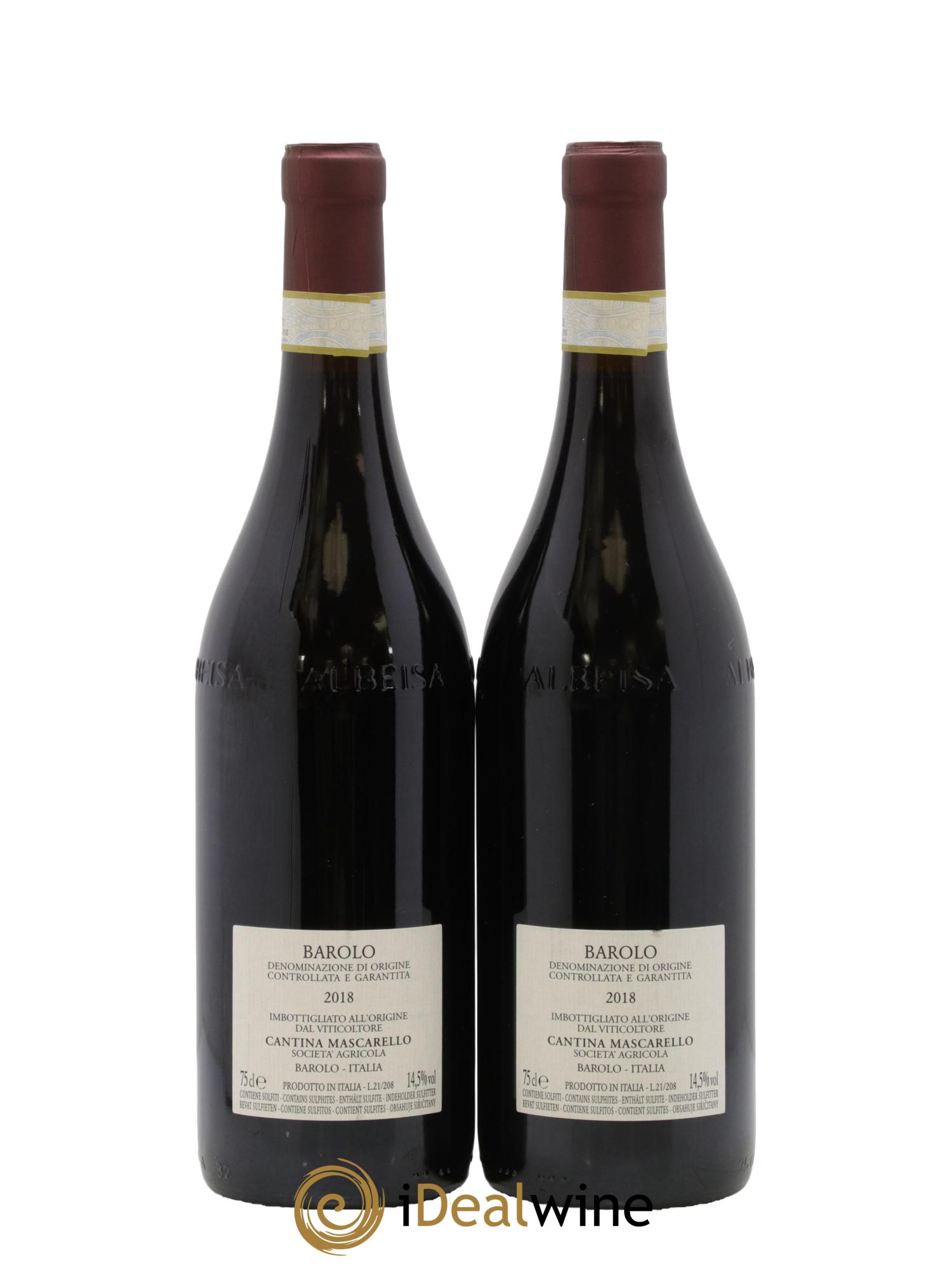 Barolo DOCG Bartolo Mascarello 2018 - Posten von 2 Flaschen - 1