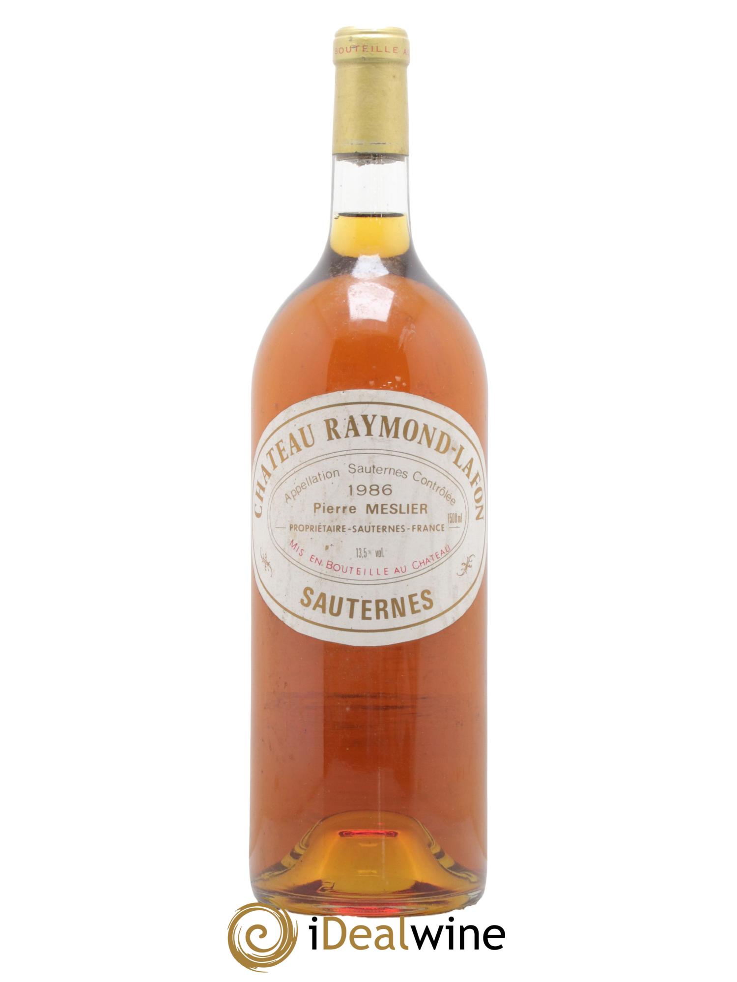 Château Raymond Lafon 1986 - Posten von 1 Magnum - 0