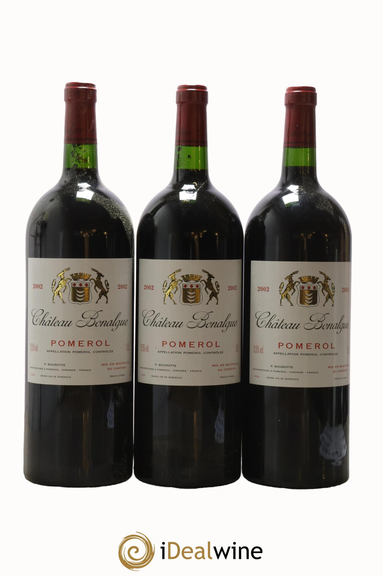 Château Bonalgue 2002 - Lot of 3 magnums - 0
