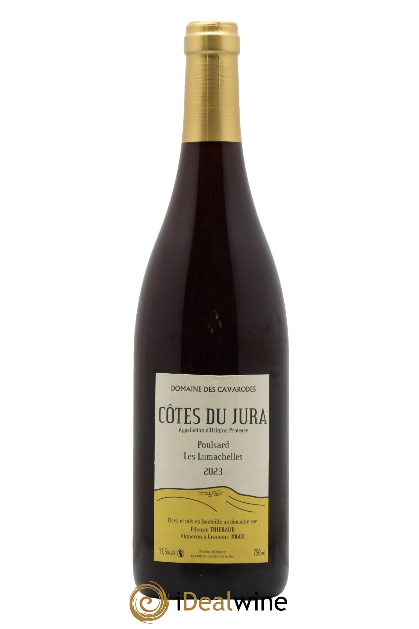 Côtes du Jura Poulsard Les Lumachelles Cavarodes (Domaine des) - Etienne Thiébaud 2023 - Lotto di 1 bottiglia - 0