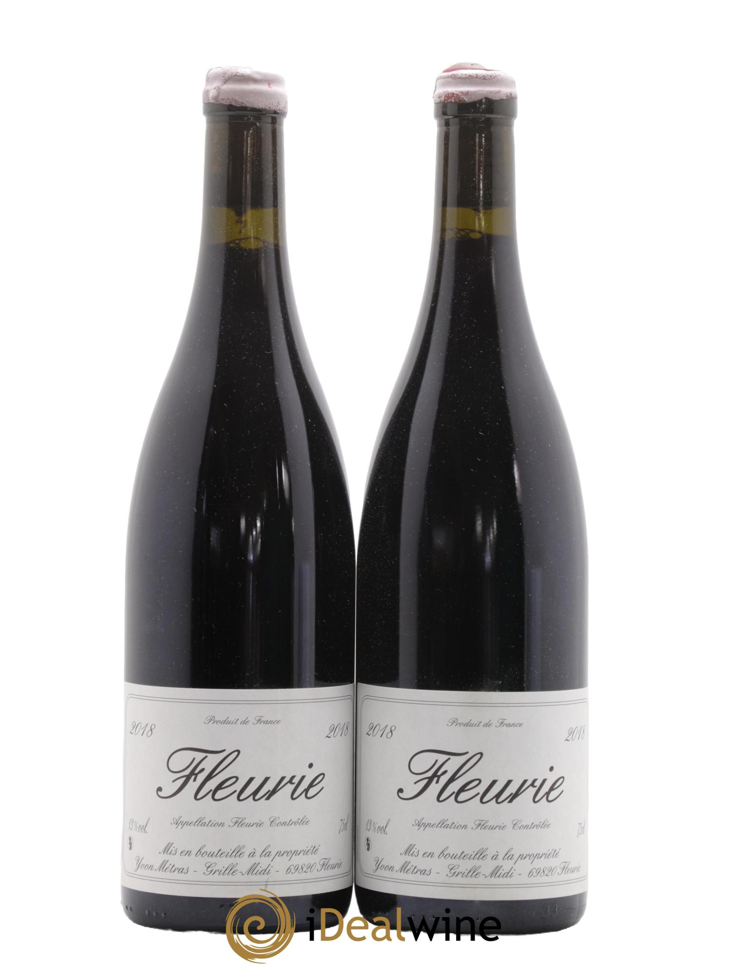 Fleurie Yvon Métras 2018 - Lot de 2 bouteilles - 0