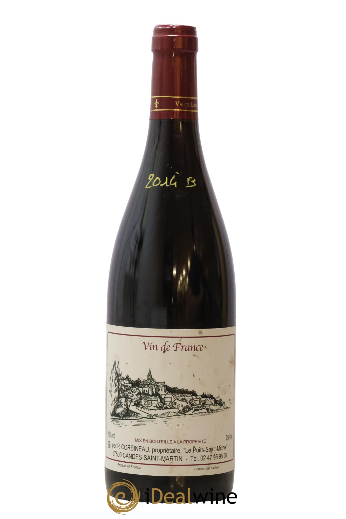 Vin de France Patrick Corbineau B 2014 - Lot de 1 bouteille - 0