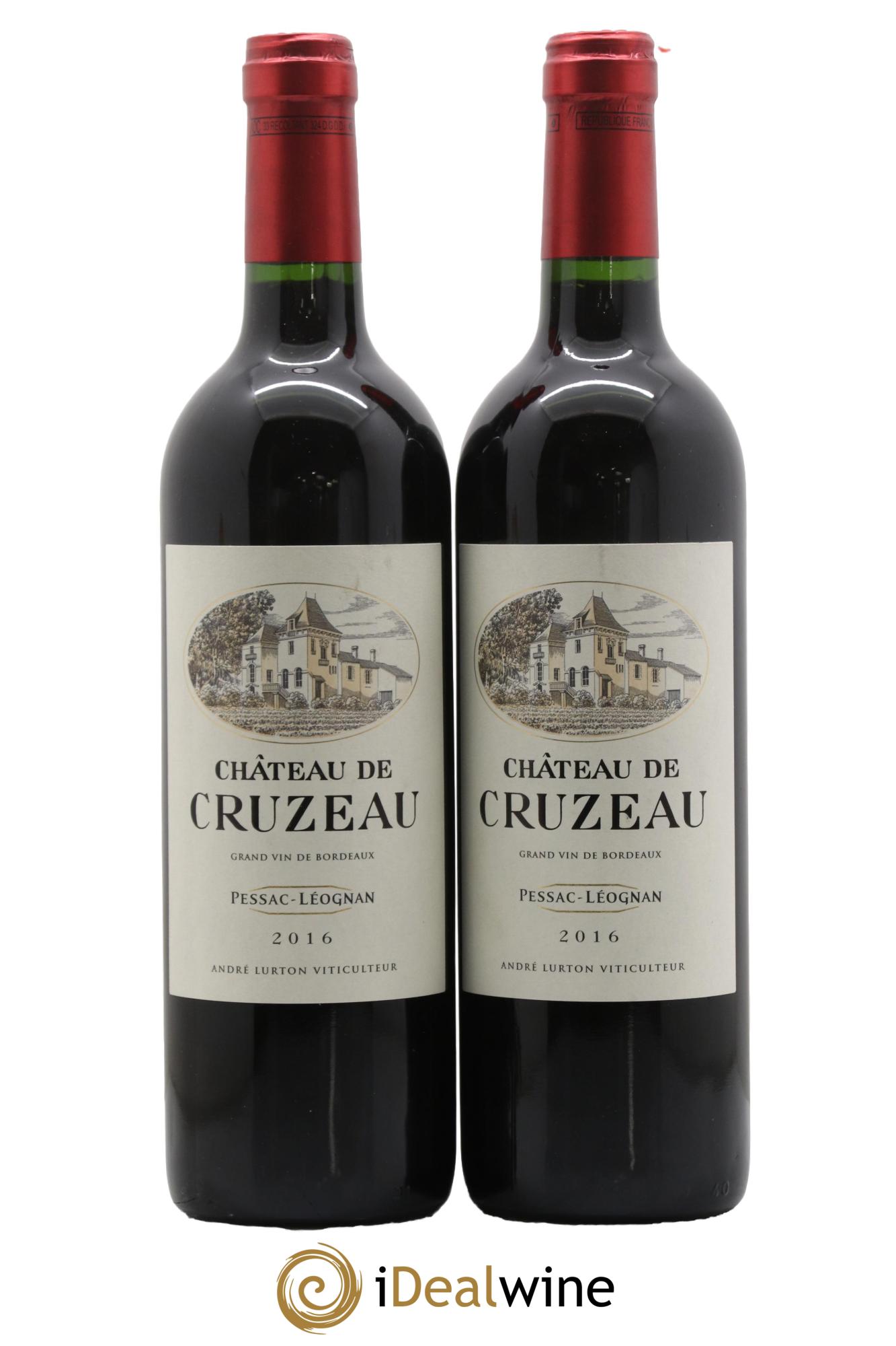 Château de Cruzeau 2016 - Lotto di 2 bottiglie - 0