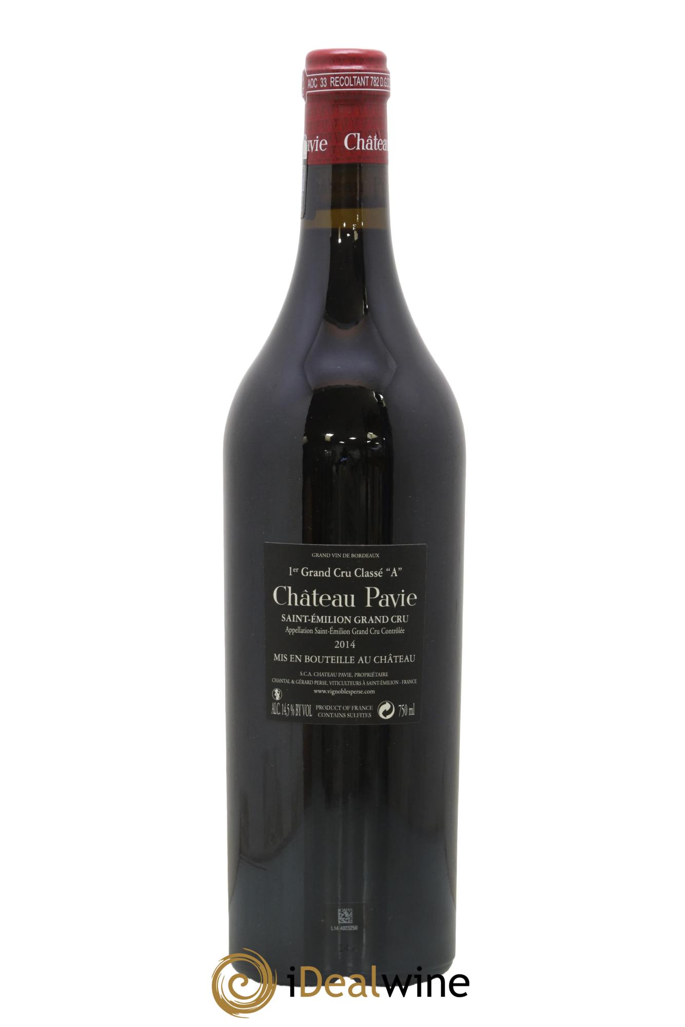 Château Pavie 1er Grand Cru Classé A 2014 - Lot of 1 bottle - 1