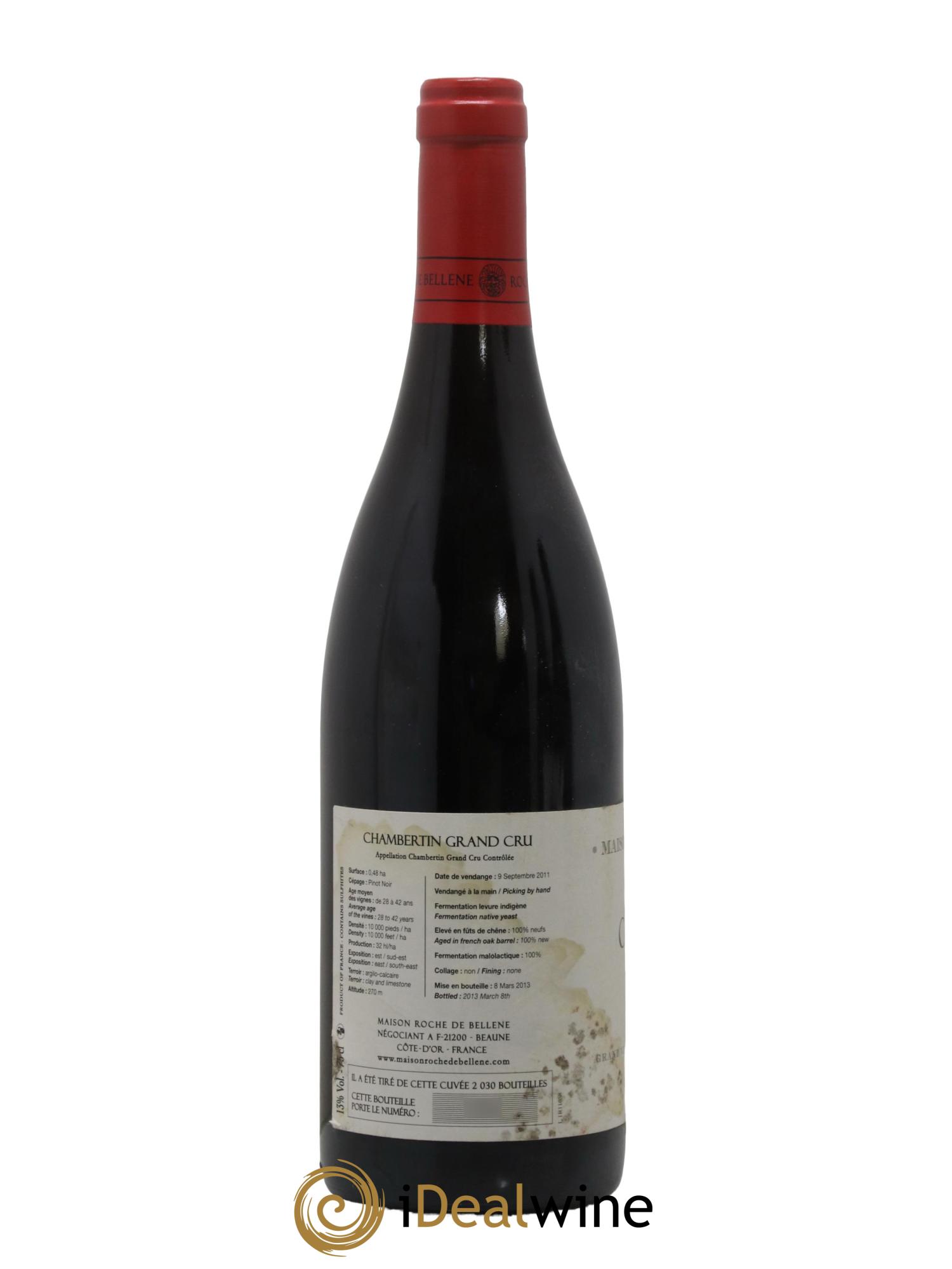 Chambertin Grand Cru Maison Roche de Bellene 2011 - Posten von 1 Flasche - 1