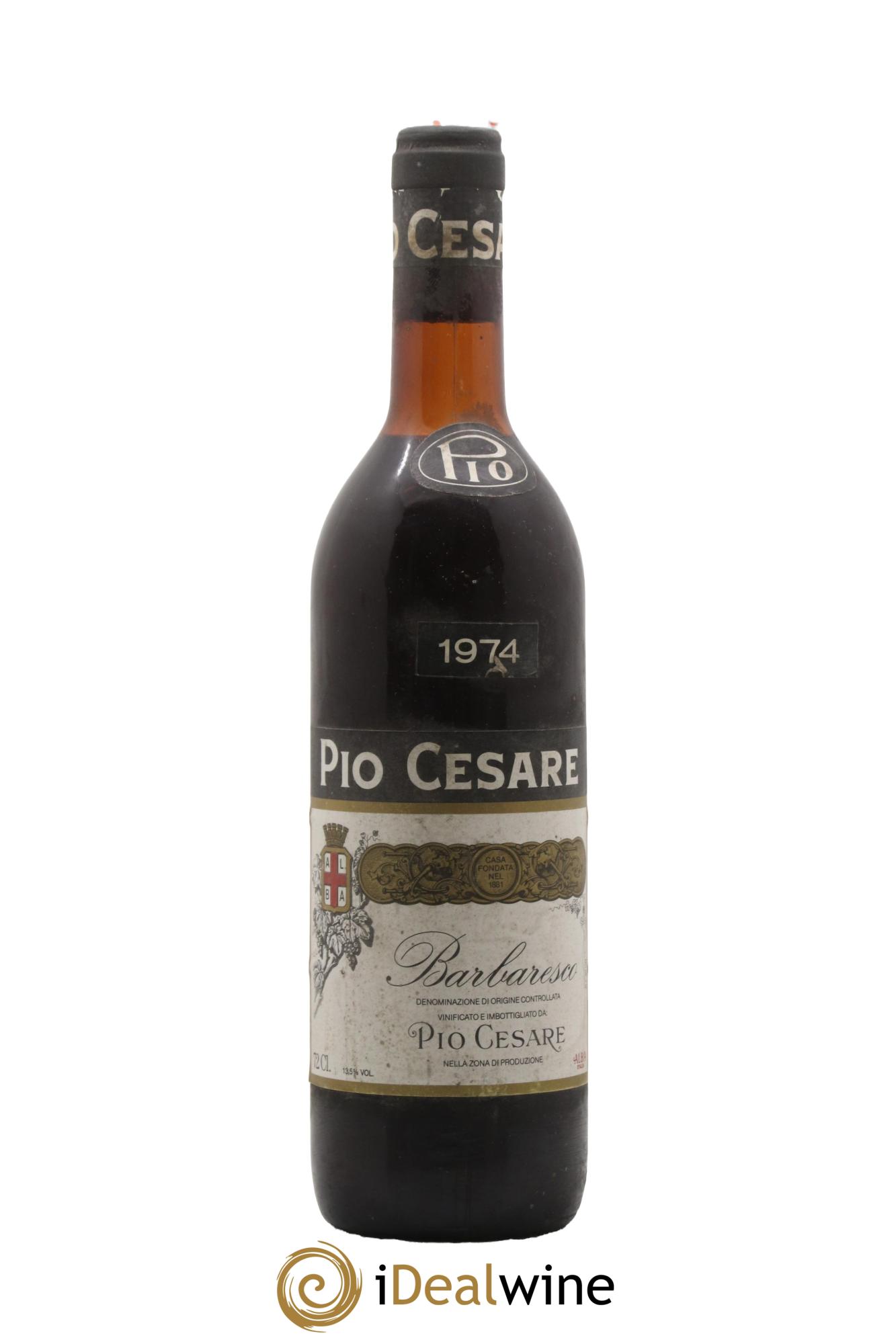 Barbaresco DOCG Pio Cesare 1974 - Lot of 1 bottle - 0