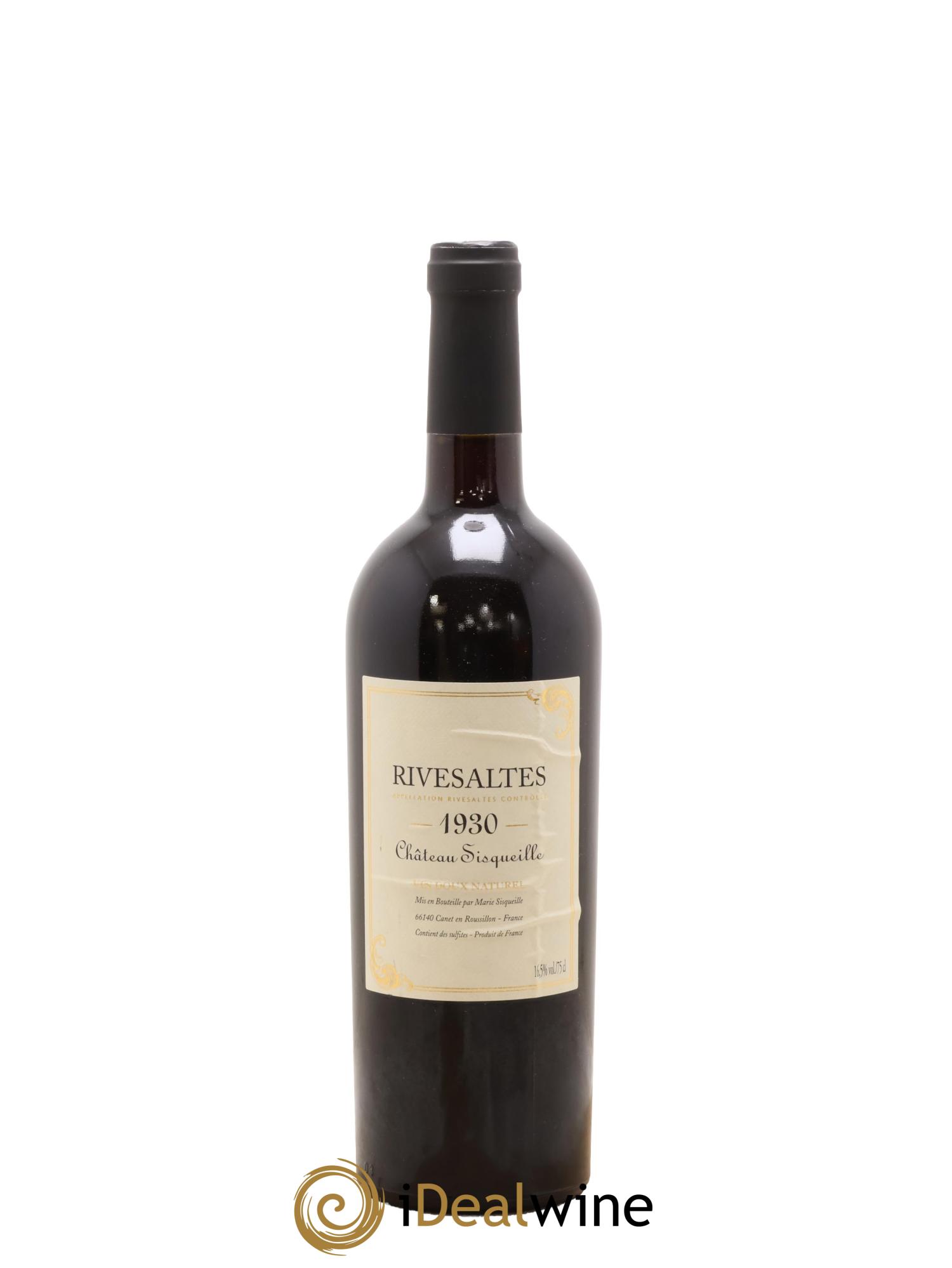 Rivesaltes Château Sisqueille 1930 - Lot of 1 bottle - 0