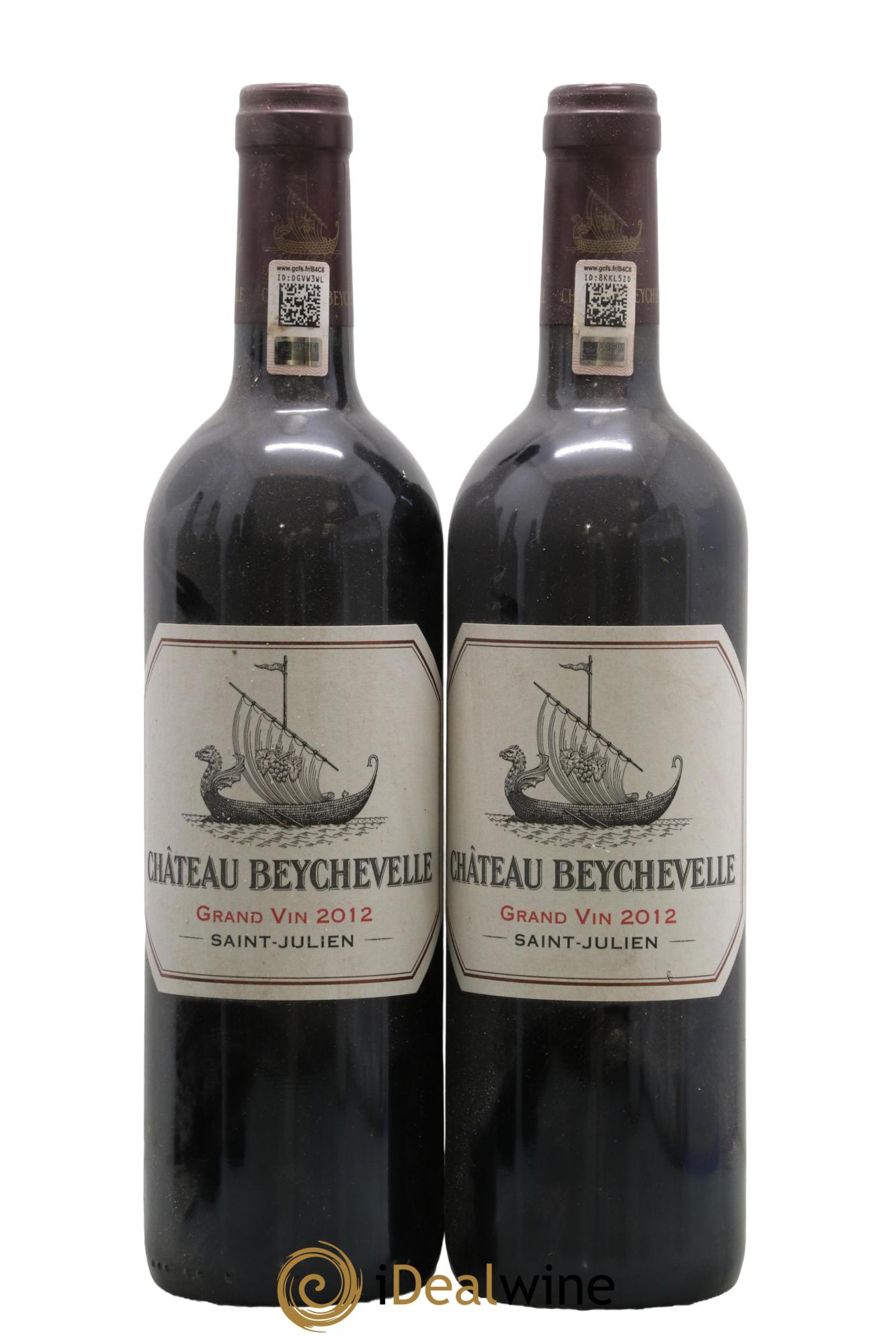 Château Beychevelle 4ème Grand Cru Classé 2012 - Lot de 2 bouteilles - 0